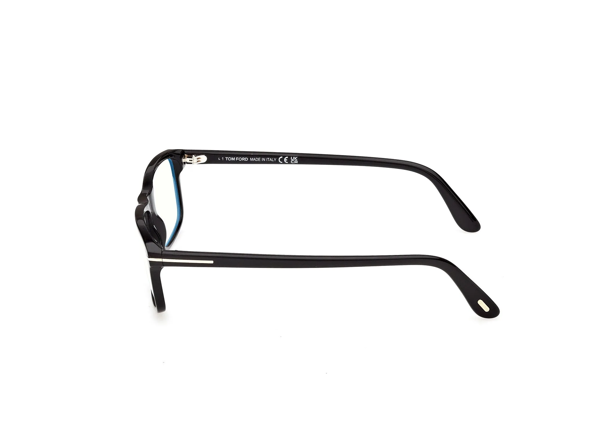 TOM FORD FT6119-B 001 Montature da vista Acetato Nero Squadrata Normale - immagine 3