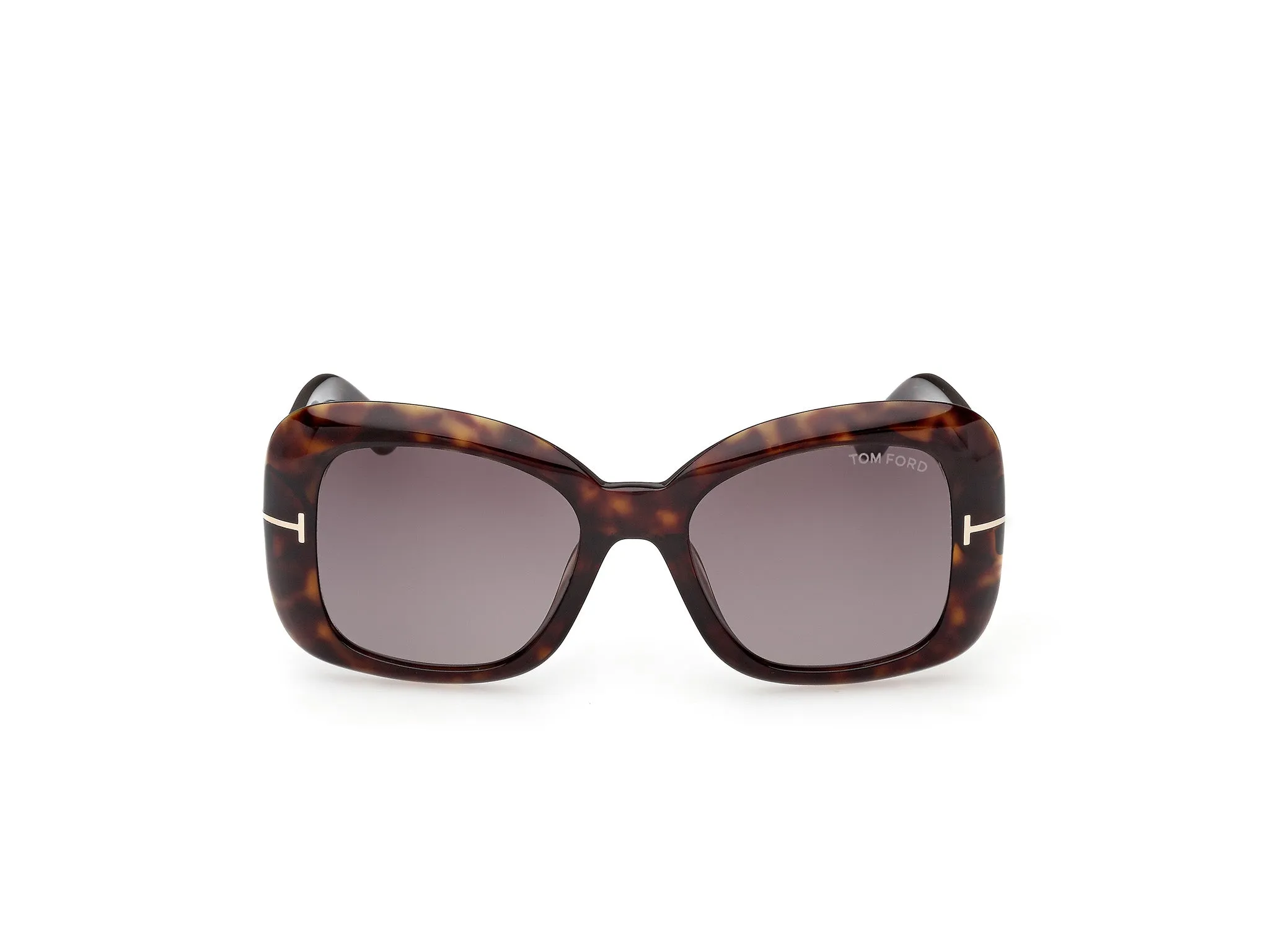 TOM FORD FT1348 SANDRA-02 52K Occhiali da sole Acetato Havana Roviex Squadrata Normale - immagine 2