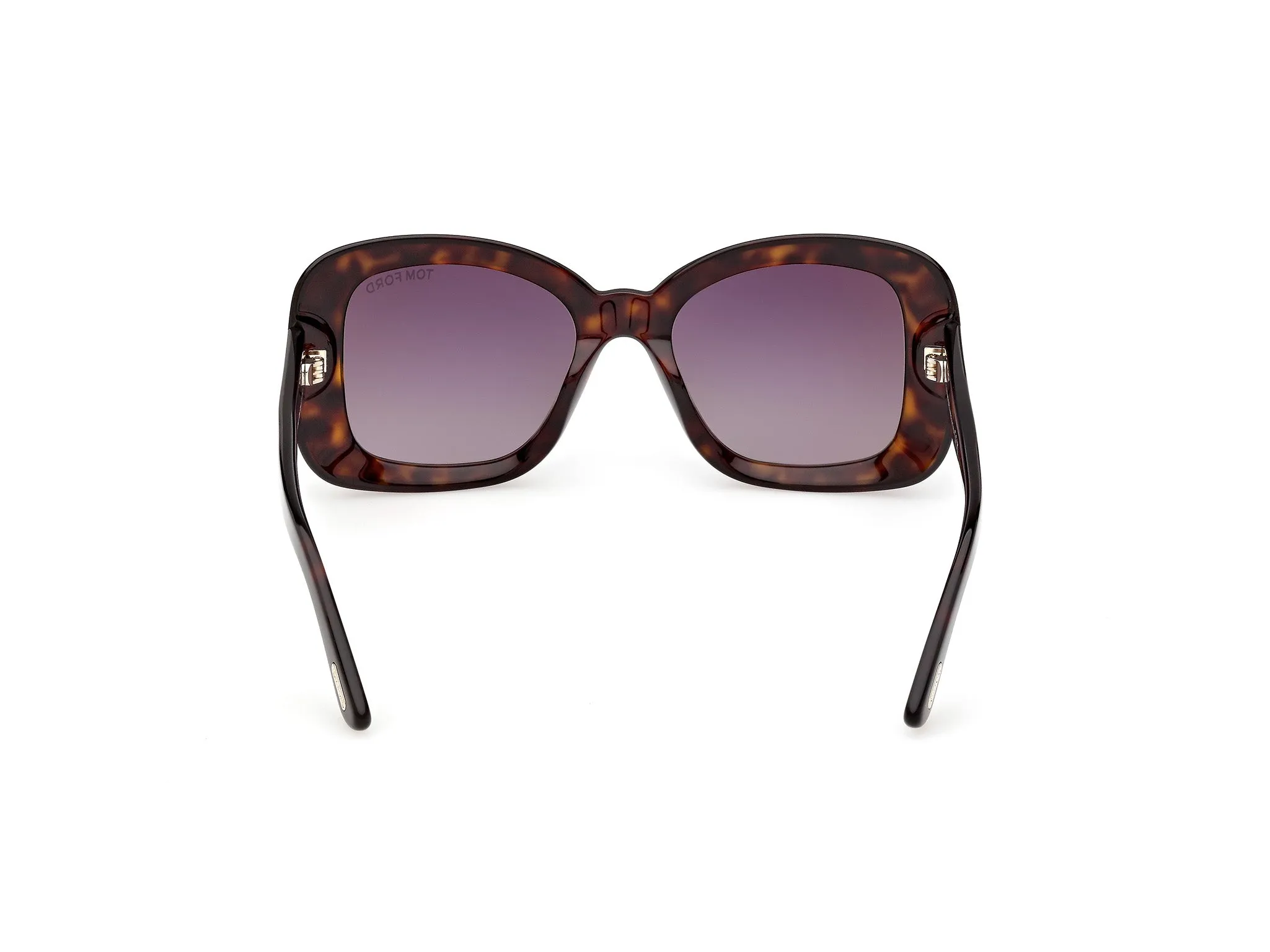 TOM FORD FT1348 SANDRA-02 52K Occhiali da sole Acetato Havana Roviex Squadrata Normale - immagine 4