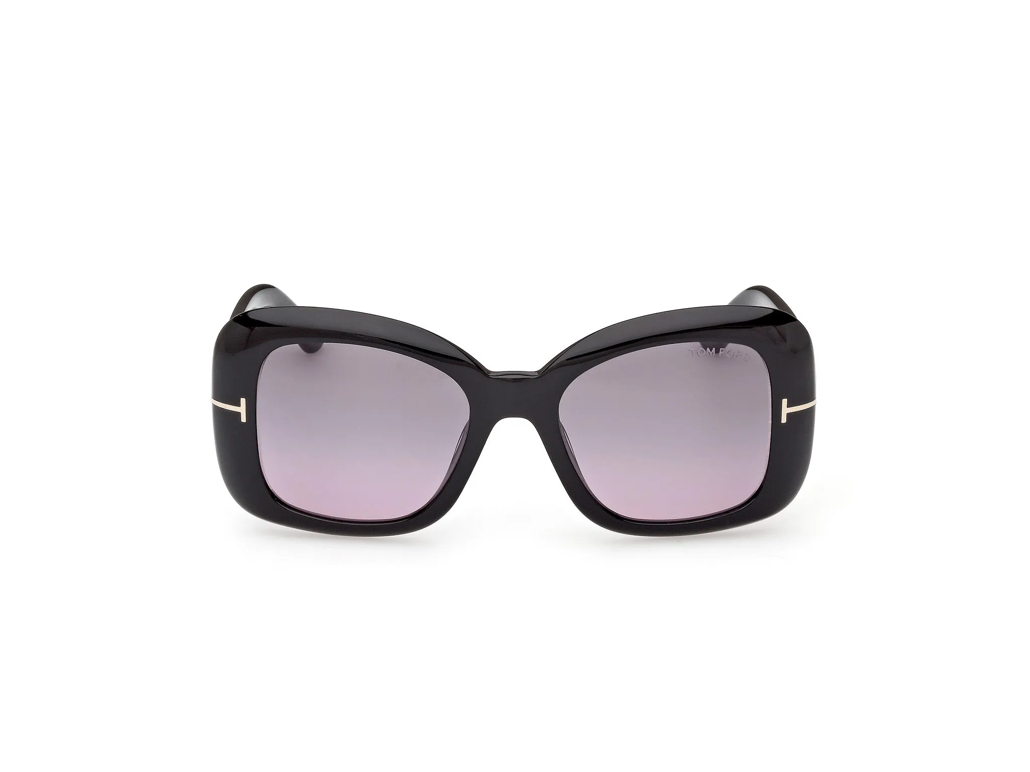 TOM FORD FT1348 SANDRA-02 01B Occhiali da sole Acetato Nero Fumo Squadrata Normale - immagine 2