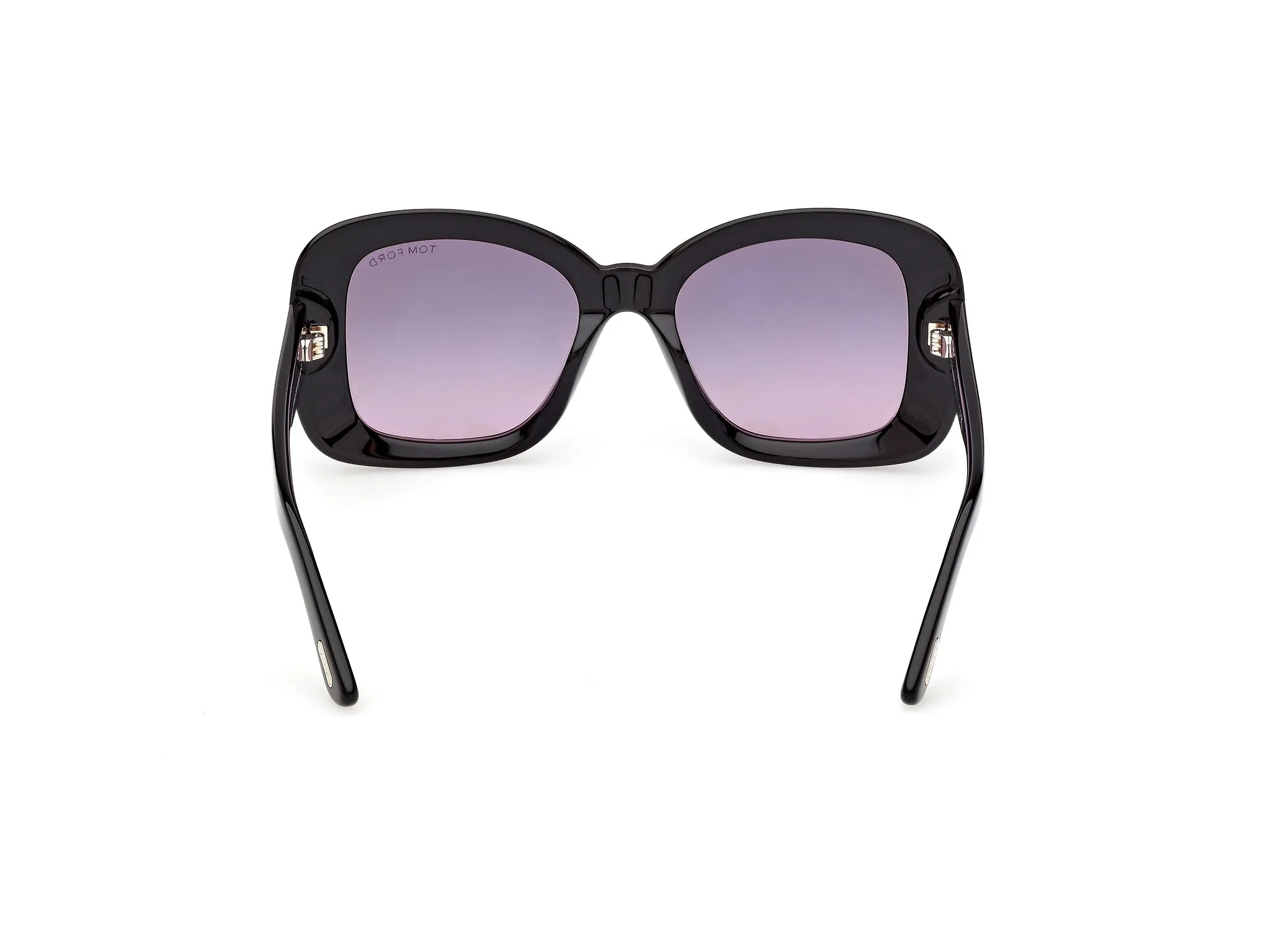TOM FORD FT1348 SANDRA-02 01B Occhiali da sole Acetato Nero Fumo Squadrata Normale - immagine 4