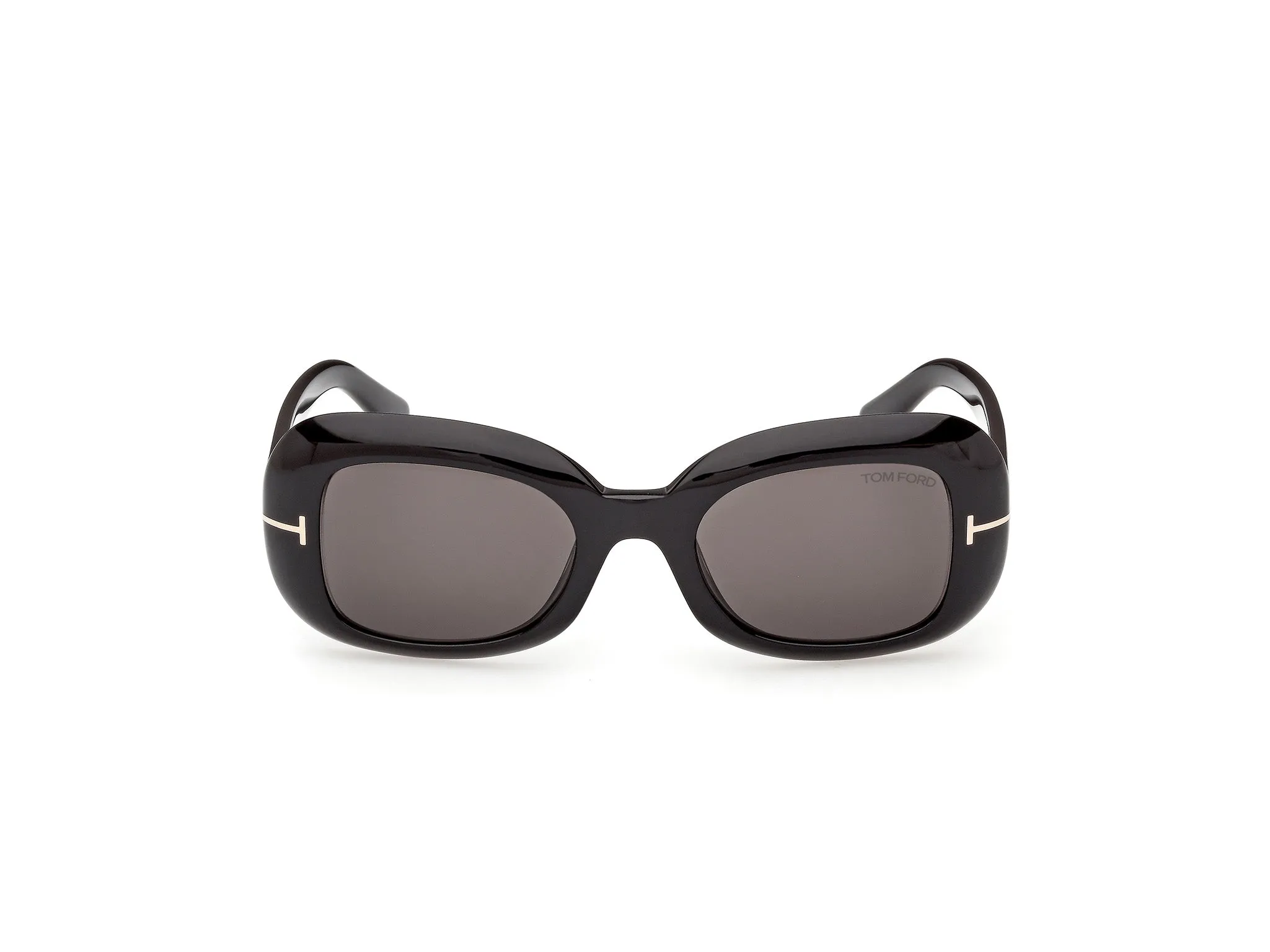TOM FORD FT1347 PALOMA-02 01A Occhiali da sole Acetato Nero Fumo Squadrata Normale - immagine 2