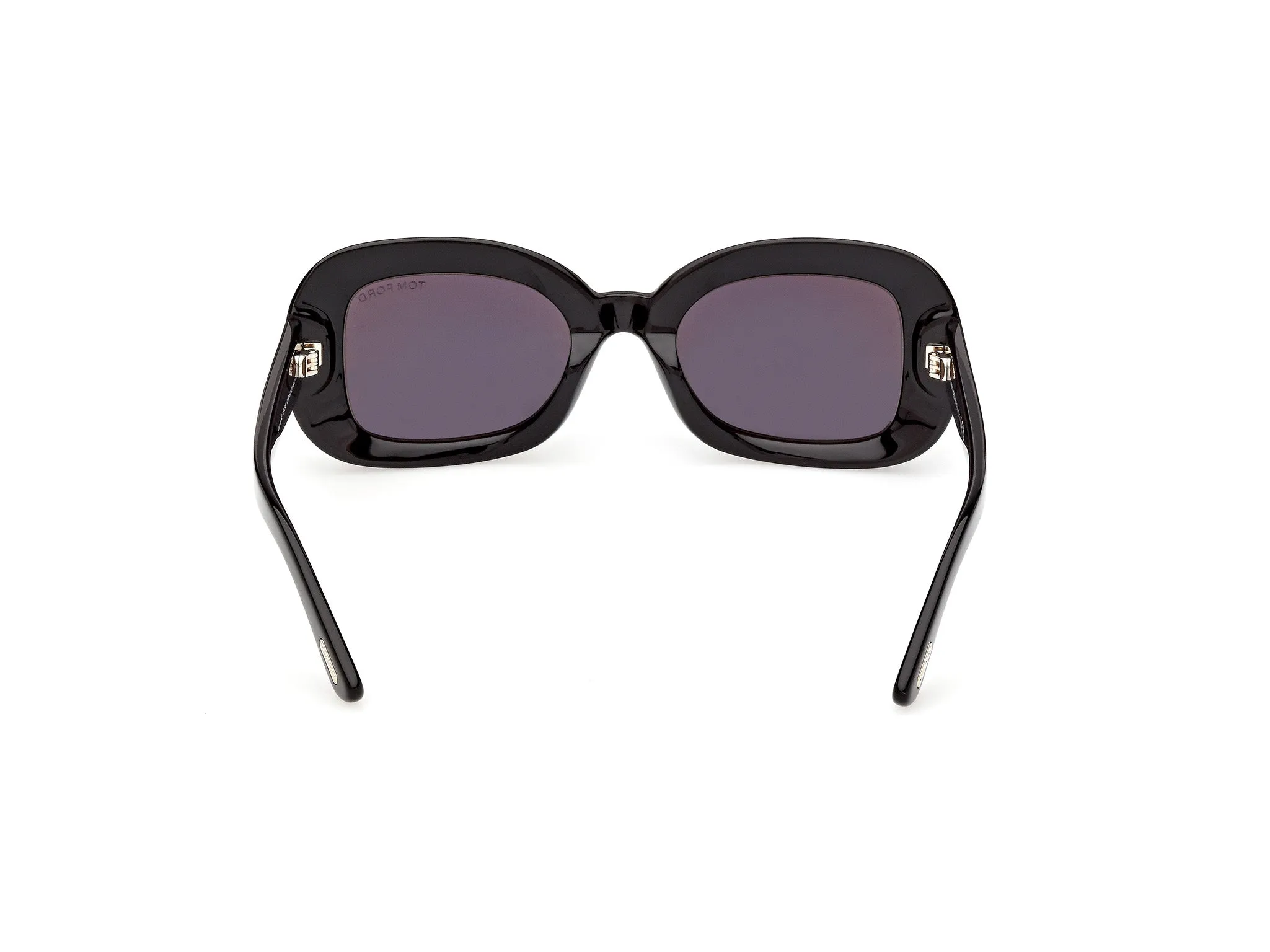 TOM FORD FT1347 PALOMA-02 01A Occhiali da sole Acetato Nero Fumo Squadrata Normale - immagine 4