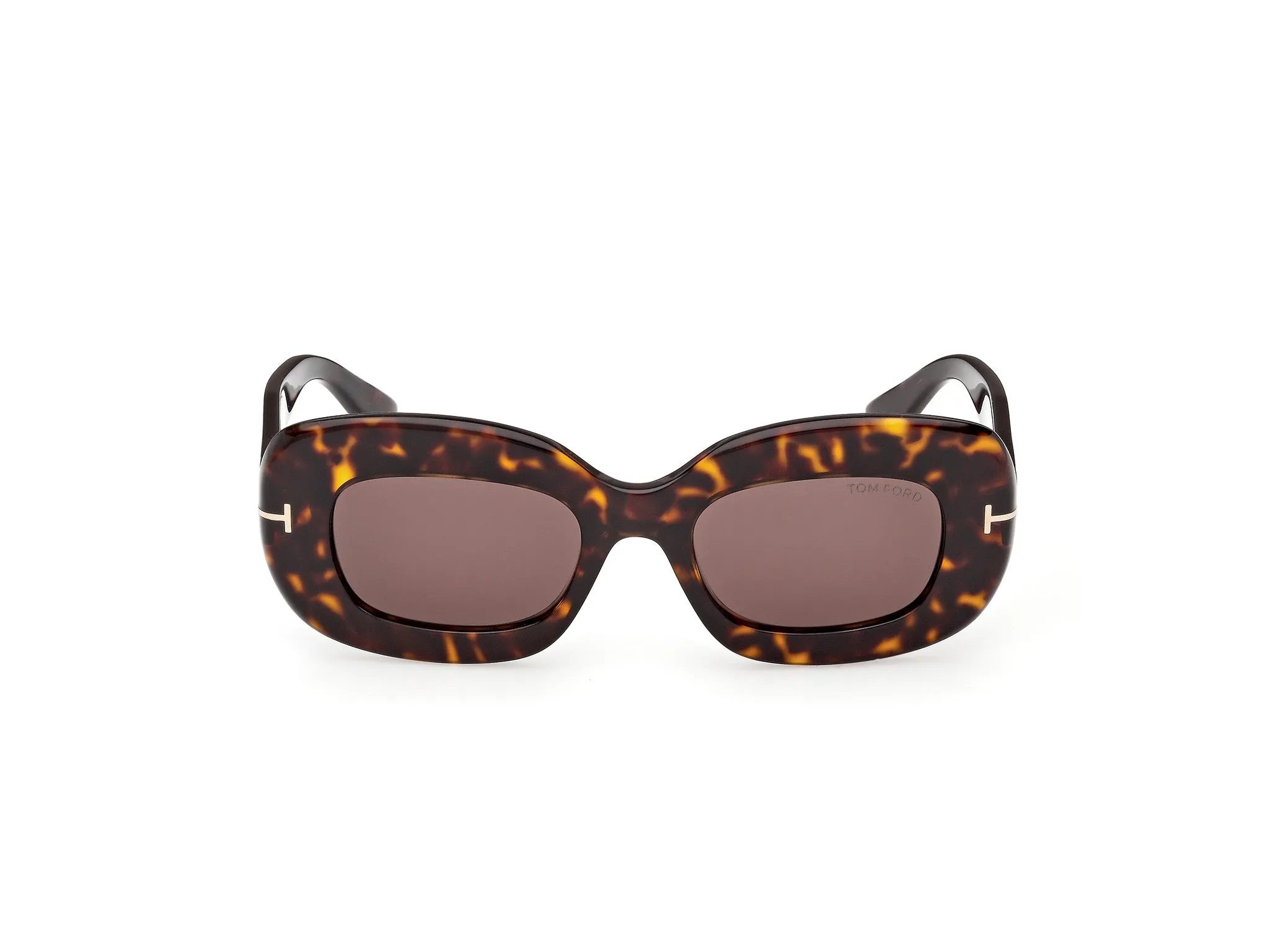 TOM FORD FT1345 ISLAY-02 52E Occhiali da sole Acetato Havana Marrone Squadrata Normale - immagine 2