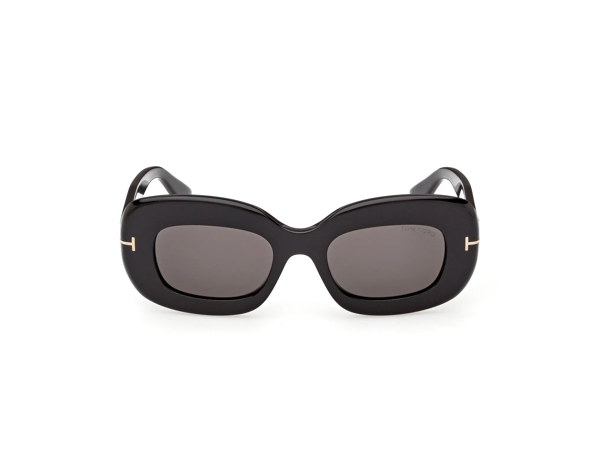 TOM FORD FT1345 ISLAY-02 01A Occhiali da sole Acetato Nero Fumo Squadrata Normale - immagine 2