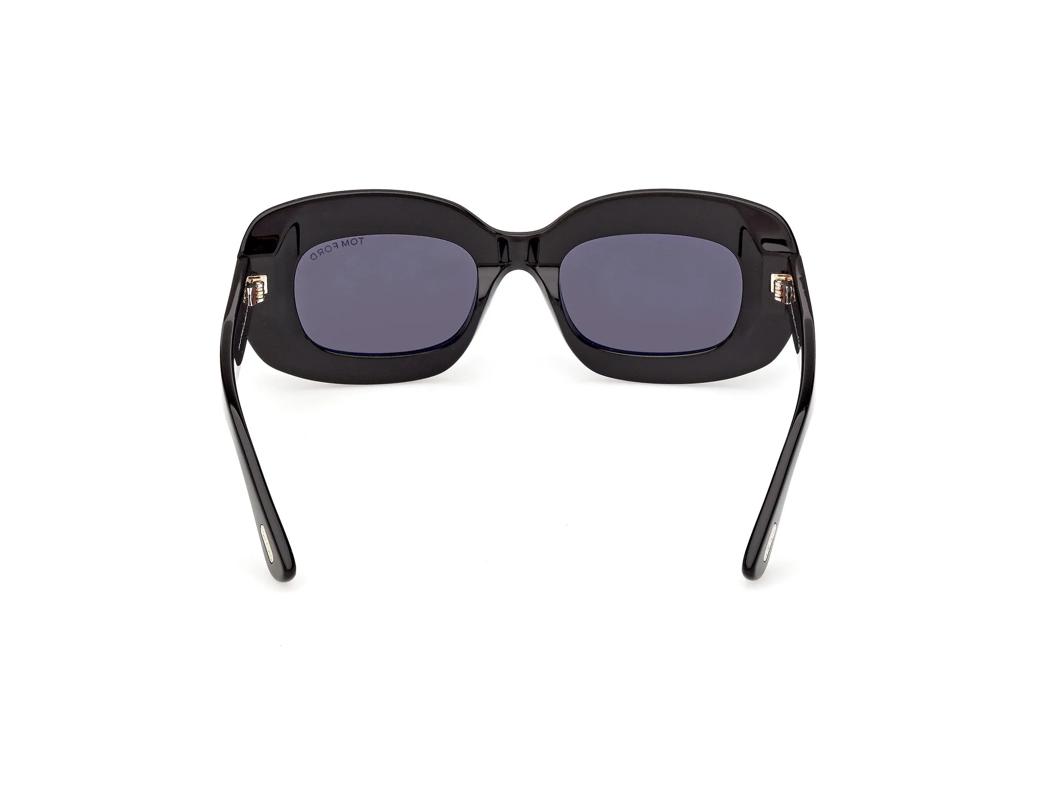 TOM FORD FT1345 ISLAY-02 01A Occhiali da sole Acetato Nero Fumo Squadrata Normale - immagine 4