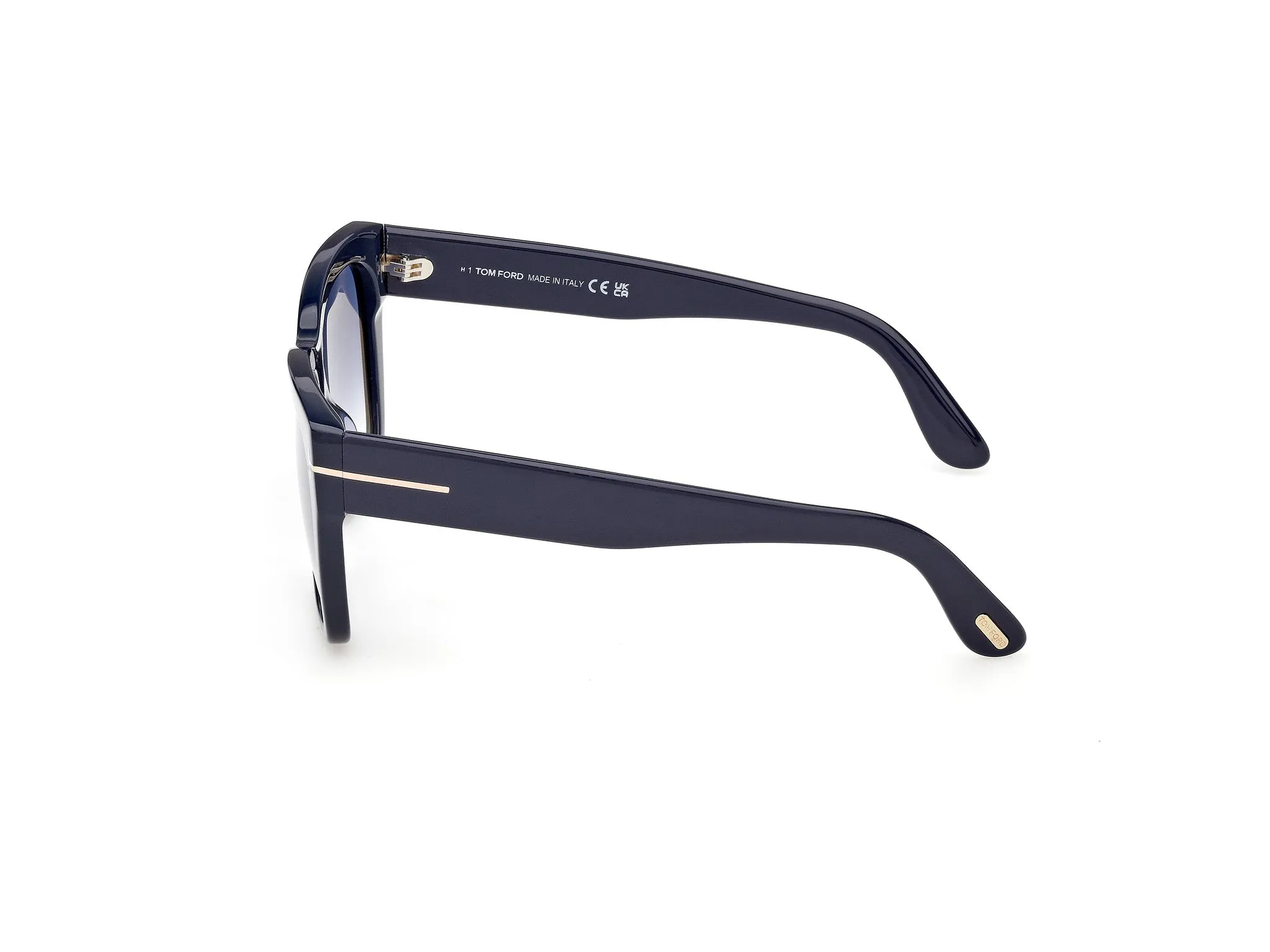 TOM FORD FT1343 FLYNN-02 90W Occhiali da sole Acetato Blu Blu Farfalla Normale - immagine 3