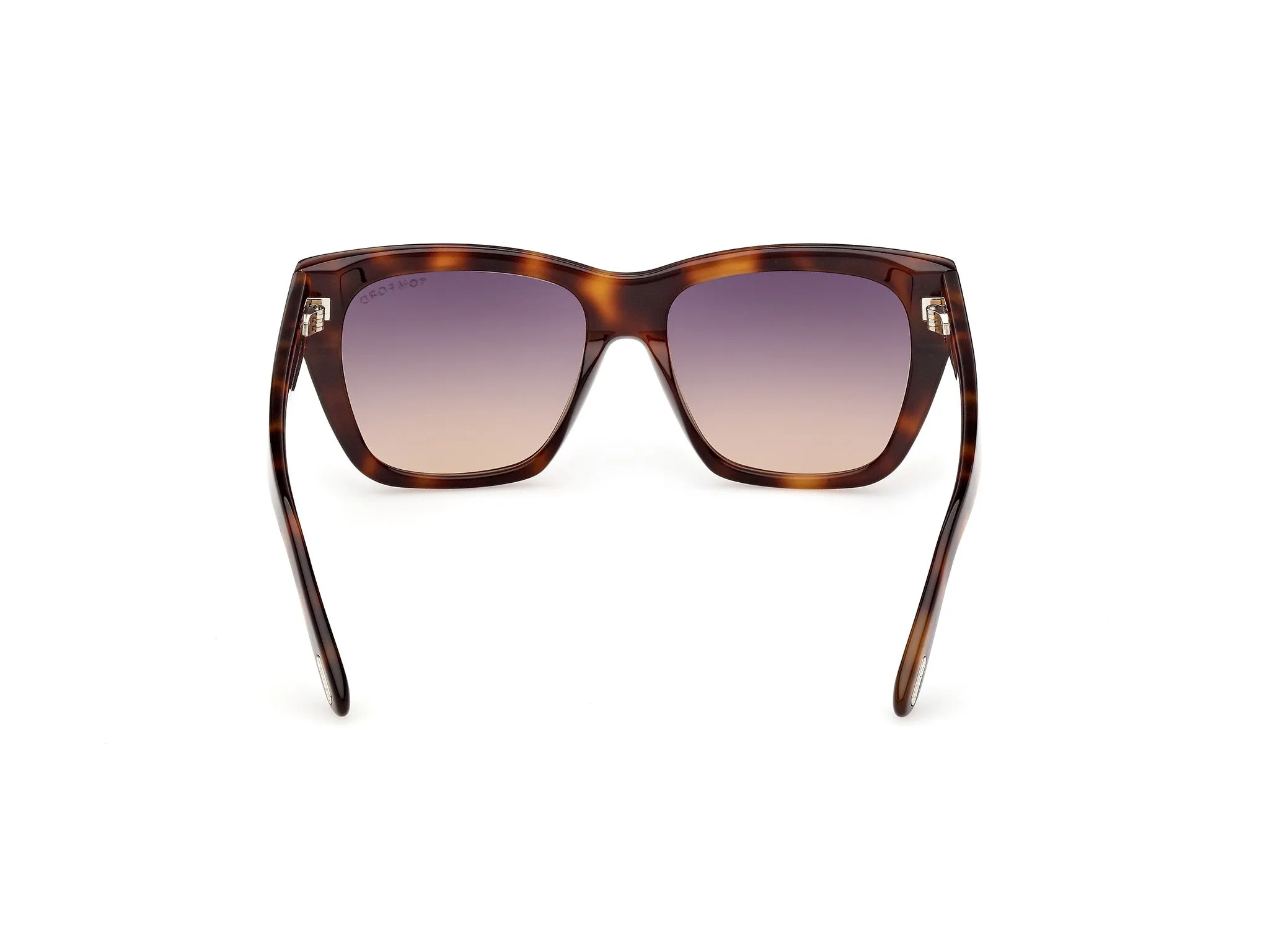 TOM FORD FT1343 FLYNN-02 53B Occhiali da sole Acetato Havana Fumo Farfalla Normale - immagine 4