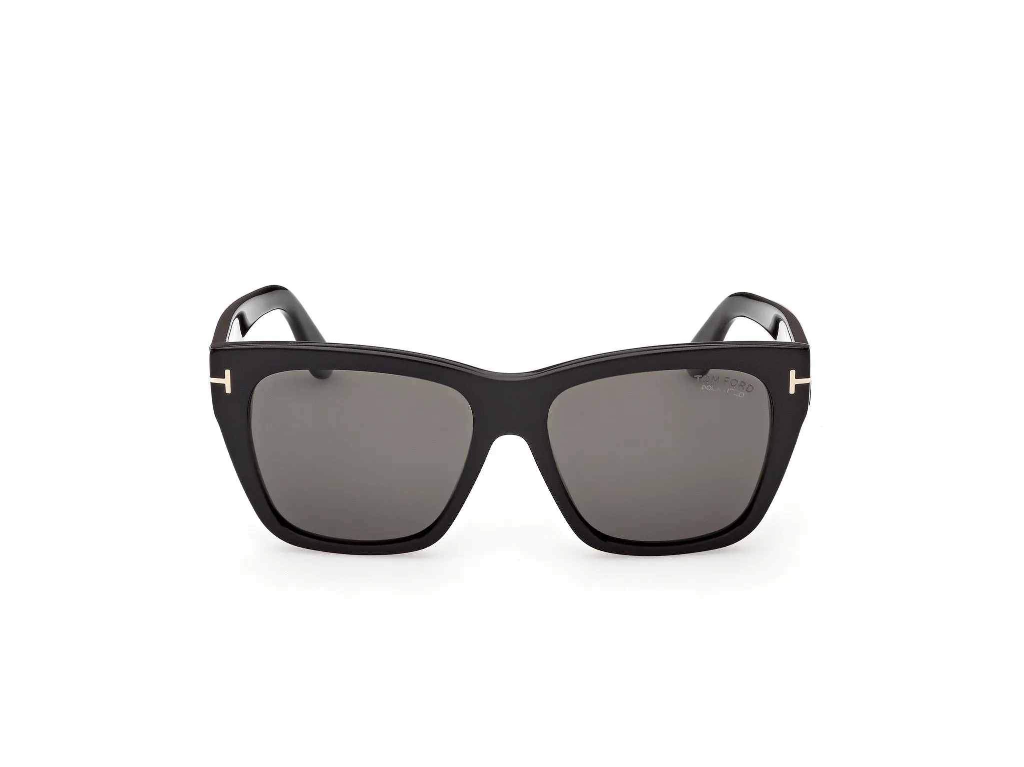 TOM FORD FT1343 FLYNN-02 01D Occhiali da sole Acetato Nero Fumo Farfalla Polarizzata - immagine 2