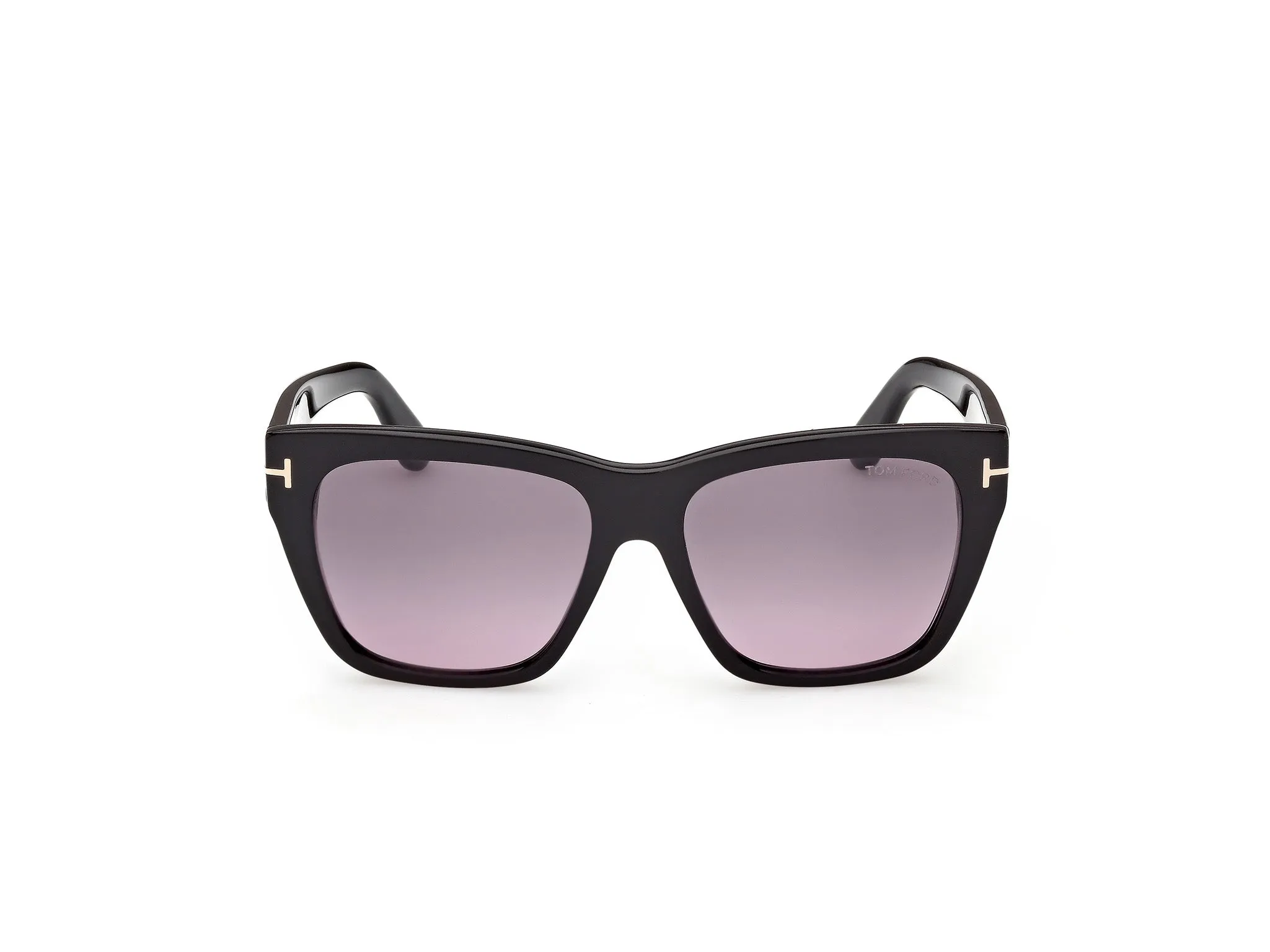 TOM FORD FT1343 FLYNN-02 01B Occhiali da sole Acetato Nero Fumo Farfalla Normale - immagine 2