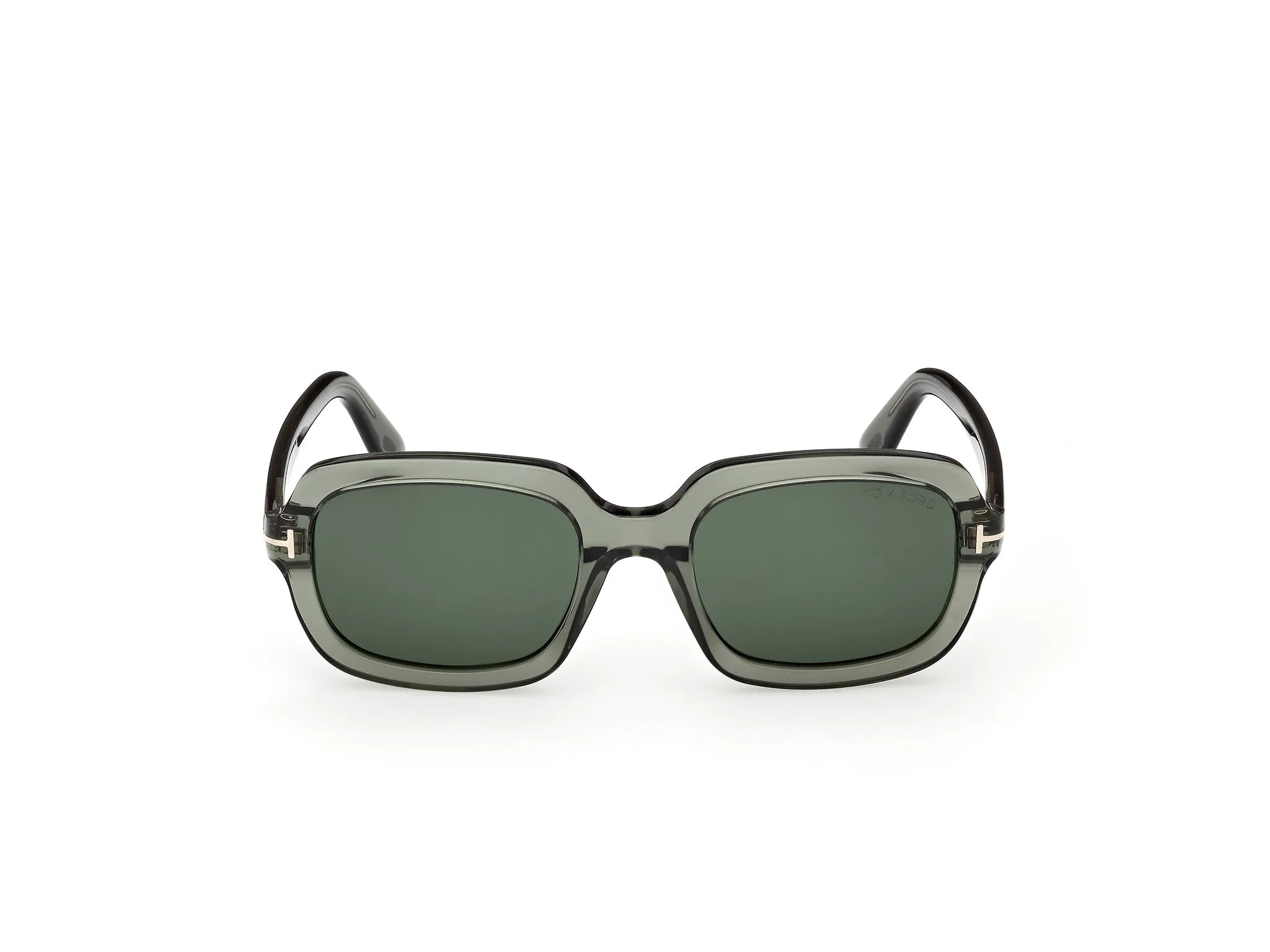 TOM FORD FT1342 LANA-02 96N Occhiali da sole Acetato Verde Verde Squadrata Normale - immagine 2