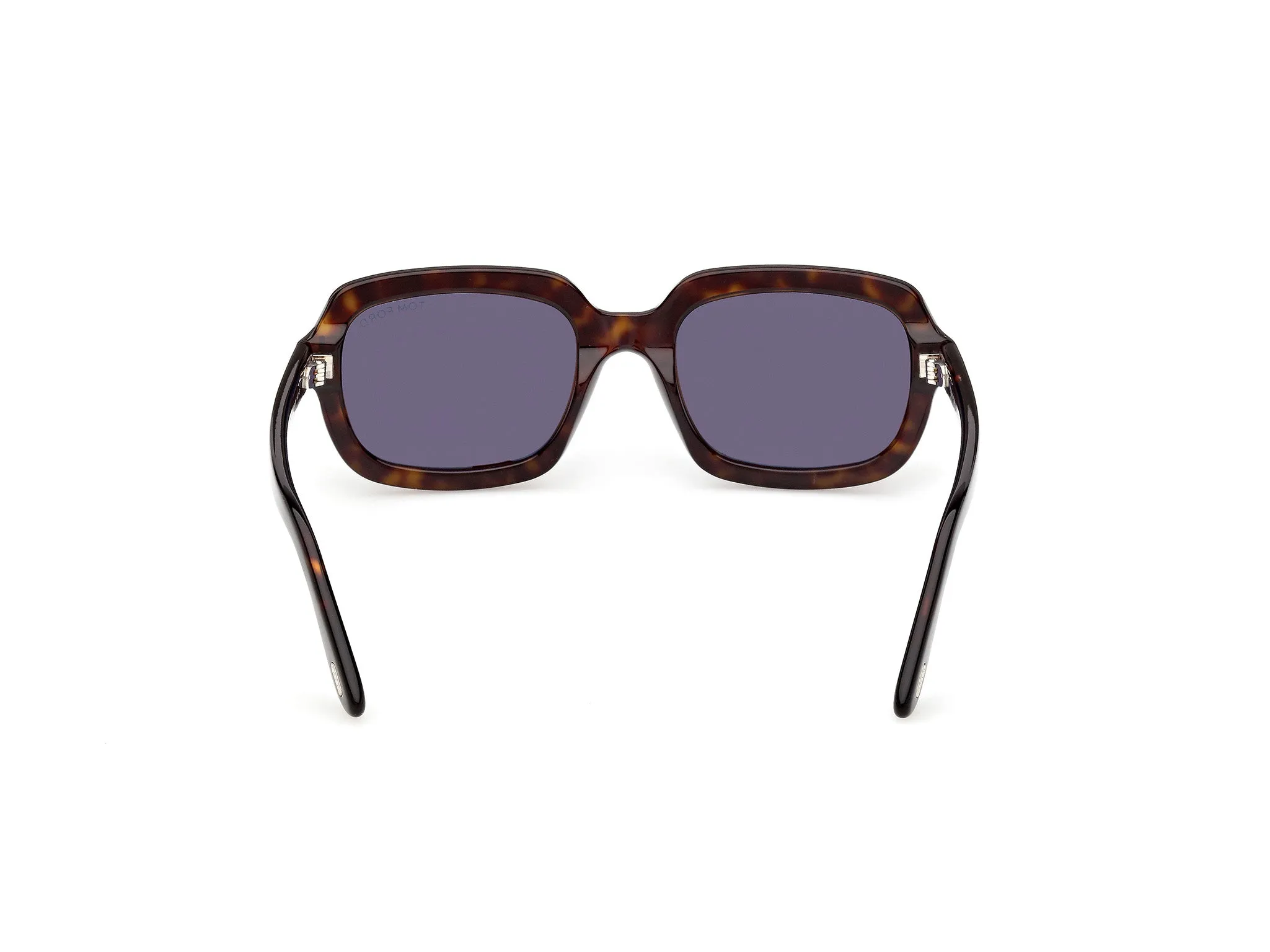 TOM FORD FT1342 LANA-02 52E Occhiali da sole Acetato Havana Marrone Squadrata Normale - immagine 4