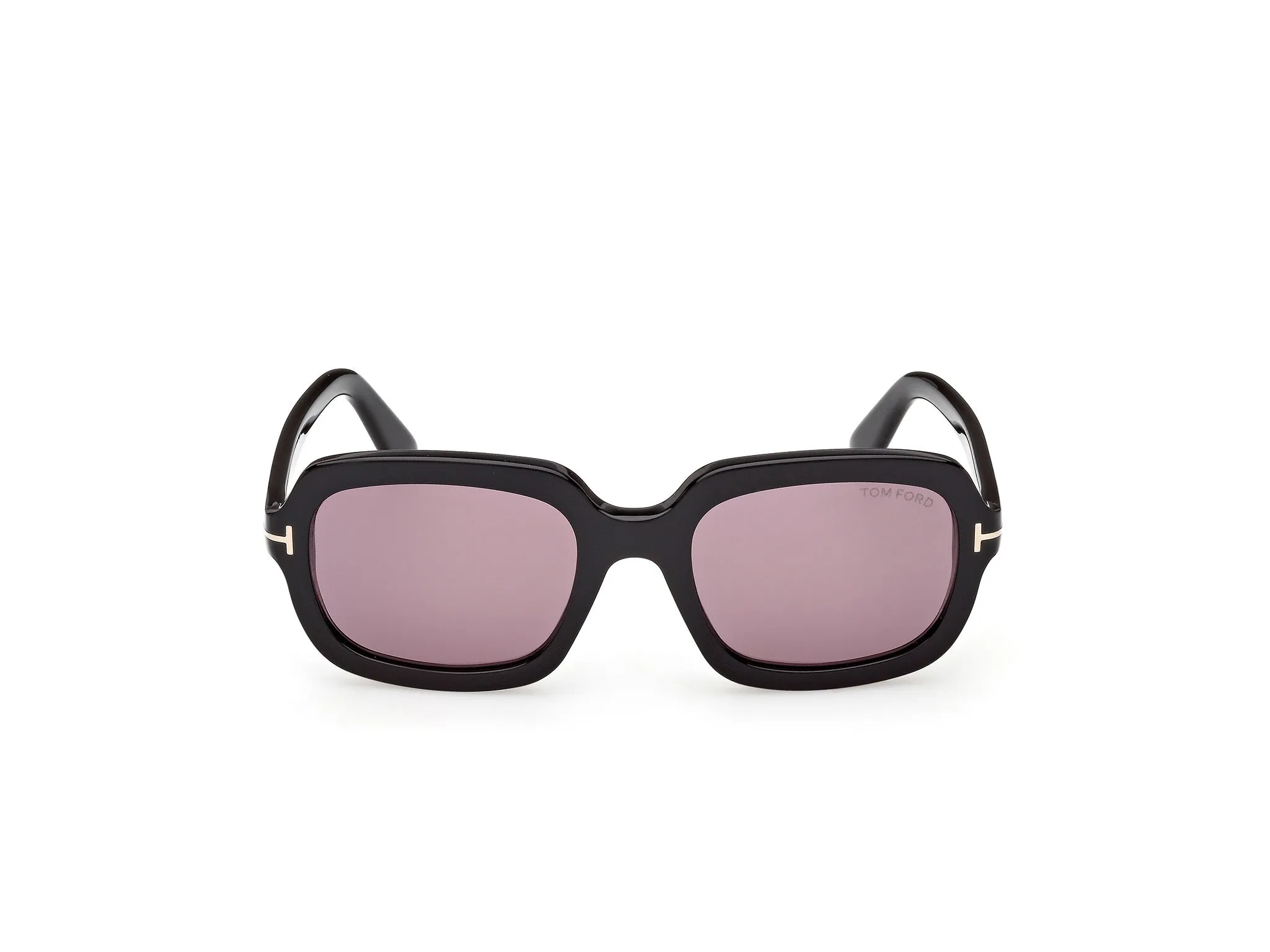 TOM FORD FT1342 LANA-02 01Y Occhiali da sole Acetato Nero Viola Squadrata Normale - immagine 2