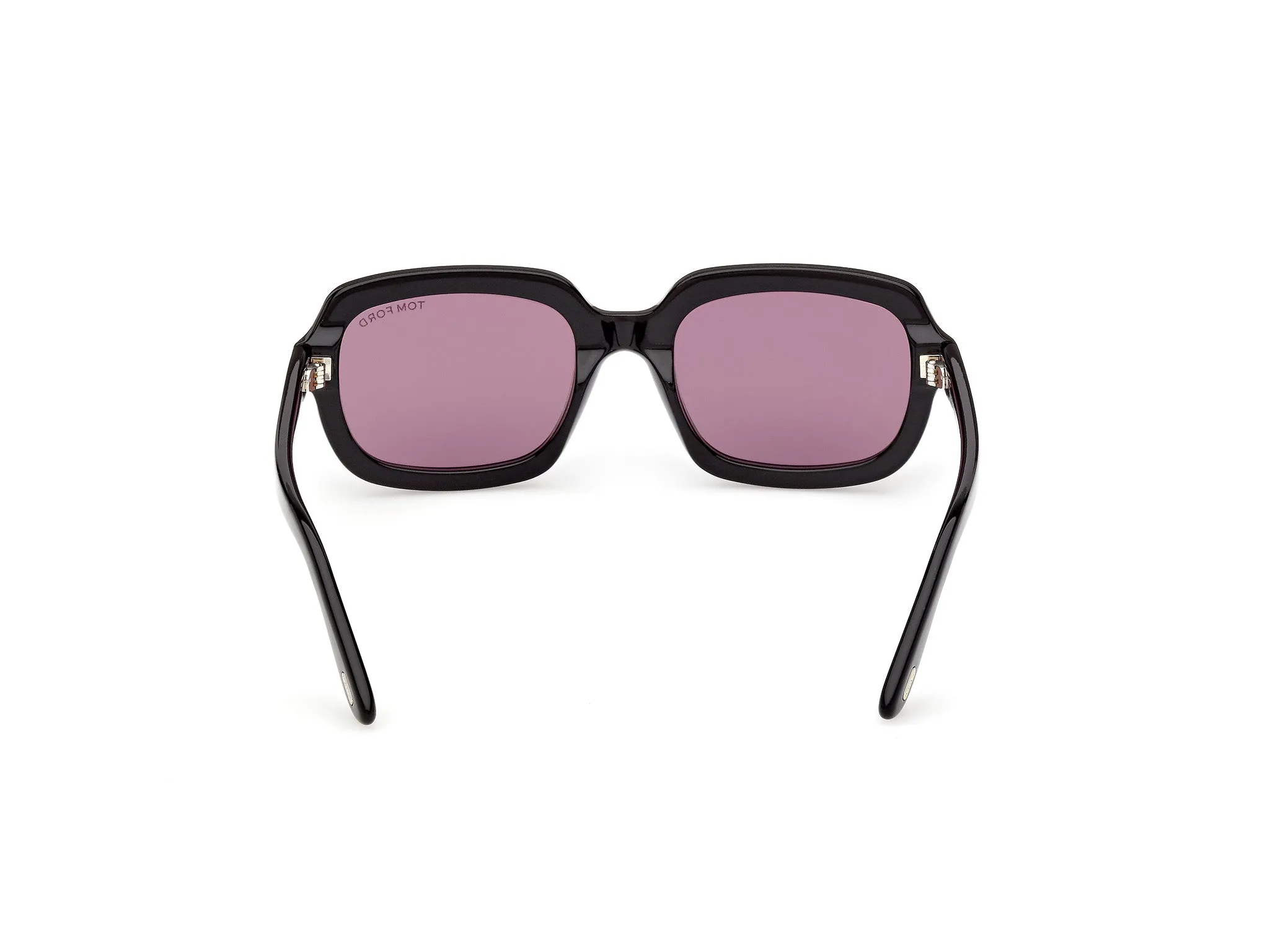 TOM FORD FT1342 LANA-02 01Y Occhiali da sole Acetato Nero Viola Squadrata Normale - immagine 4