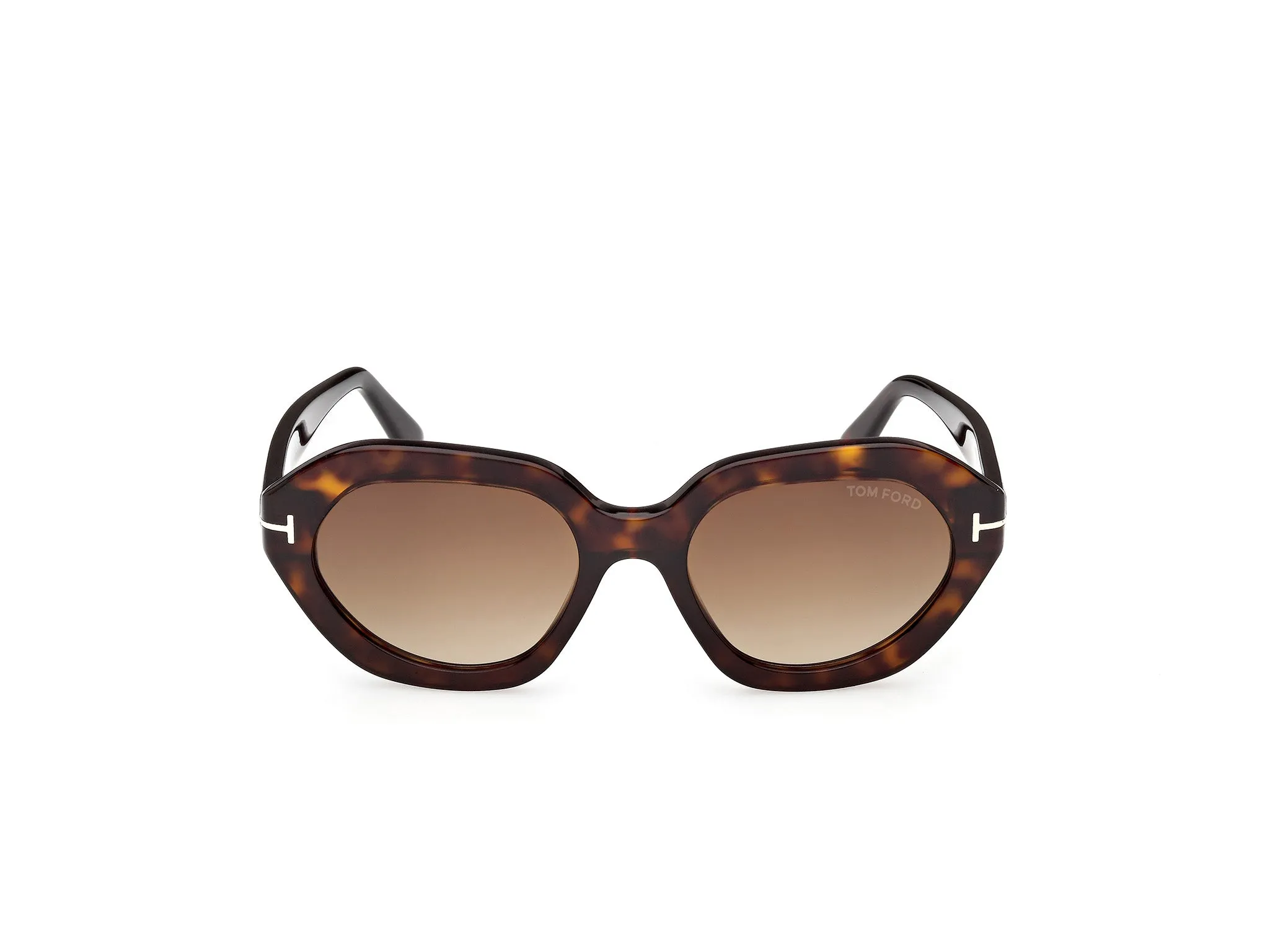 TOM FORD FT1341 MERYL-02 52F Occhiali da sole Acetato Havana Marrone Geometrica Normale - immagine 2
