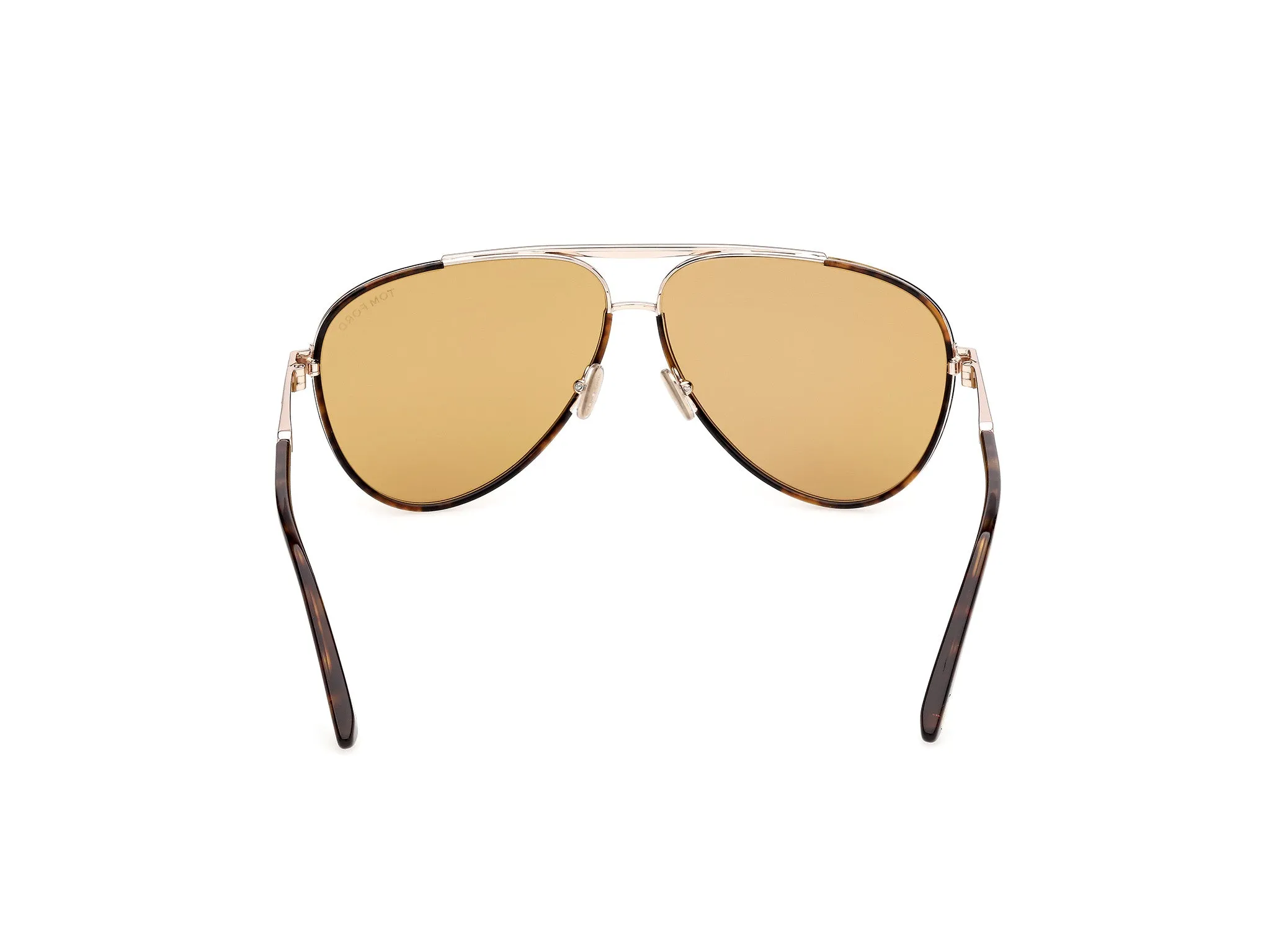 TOM FORD FT1340 RUPERT-02 52E Occhiali da sole Metallo Havana Marrone Pilot Normale - immagine 4