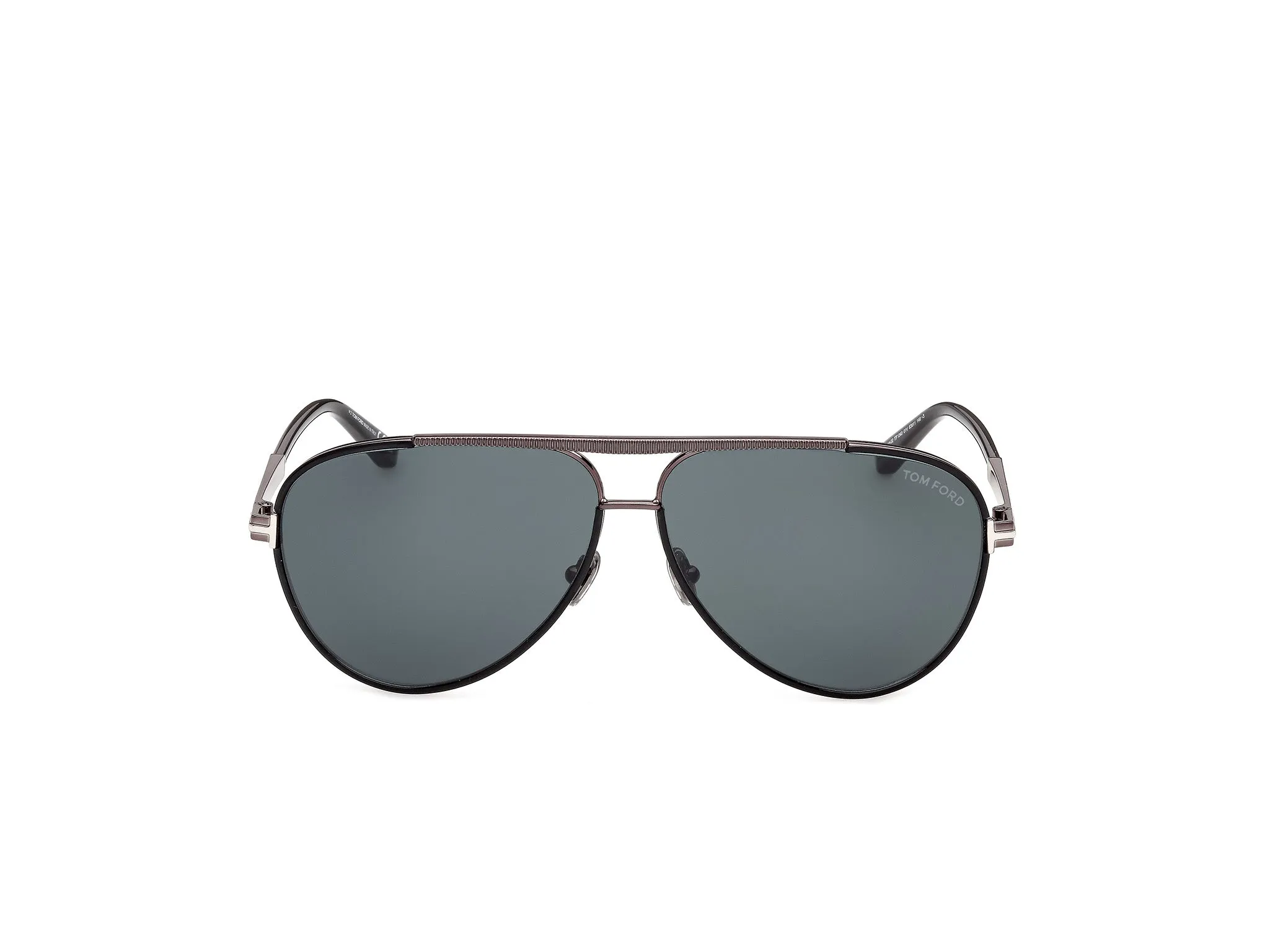 TOM FORD FT1340 RUPERT-02 01V Occhiali da sole Metallo Nero Blu Pilot Normale - immagine 2