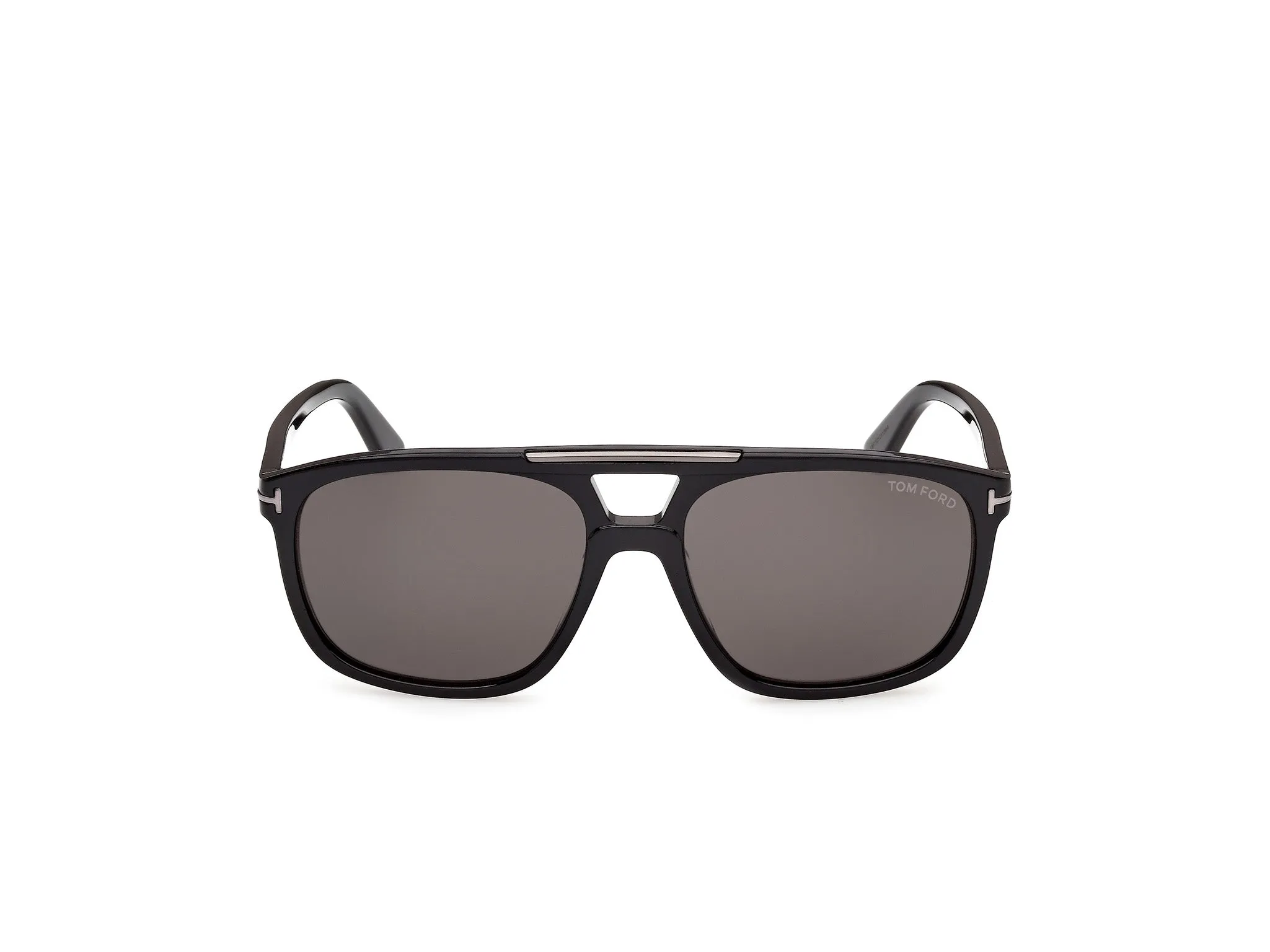 TOM FORD FT1338-N BRIANNA-02 01A Occhiali da sole Acetato Nero Fumo Squadrata Normale - immagine 2
