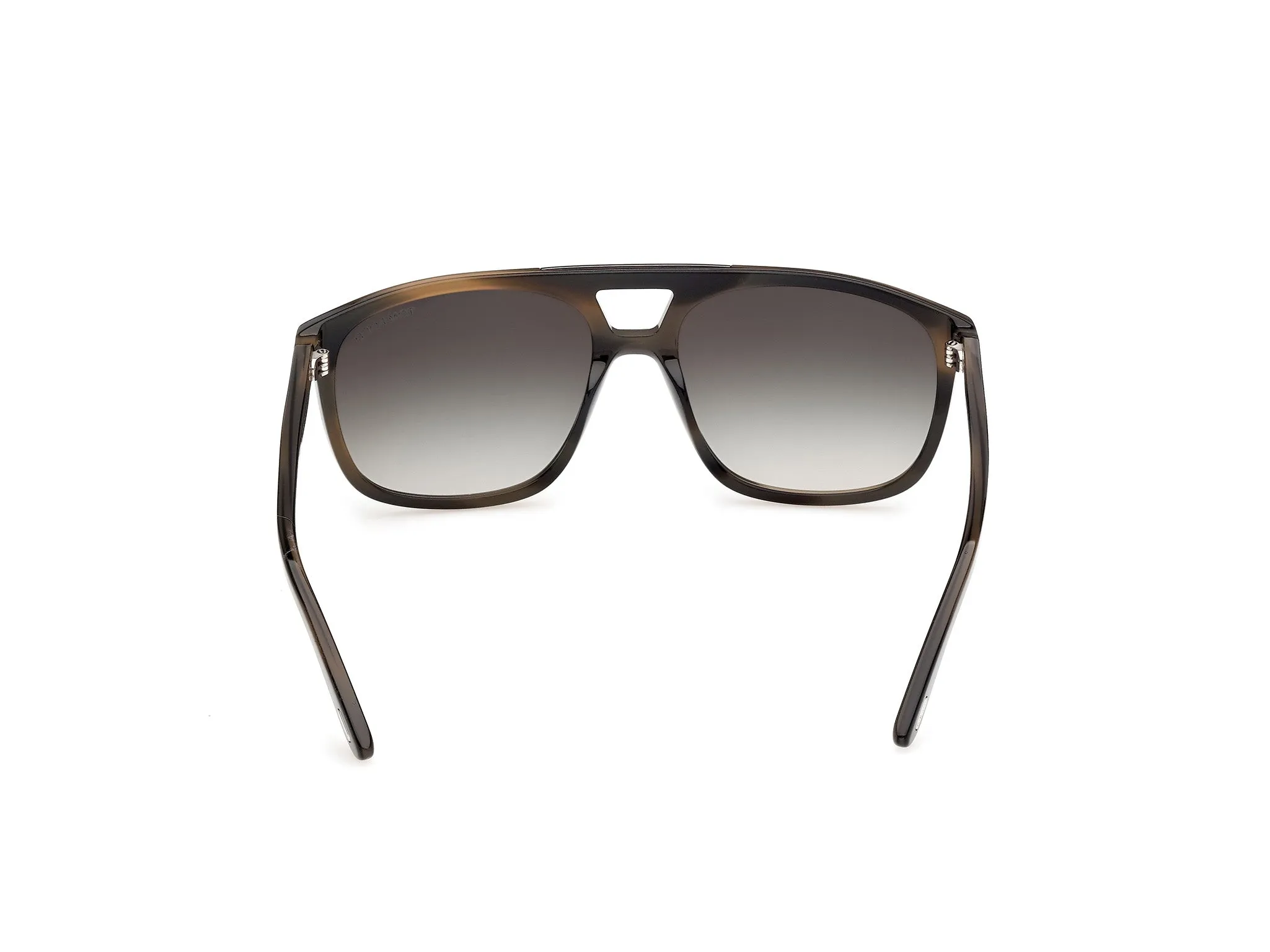 TOM FORD FT1338 BRIANNA-02 55B Occhiali da sole Acetato Havana Fumo Squadrata Normale - immagine 4