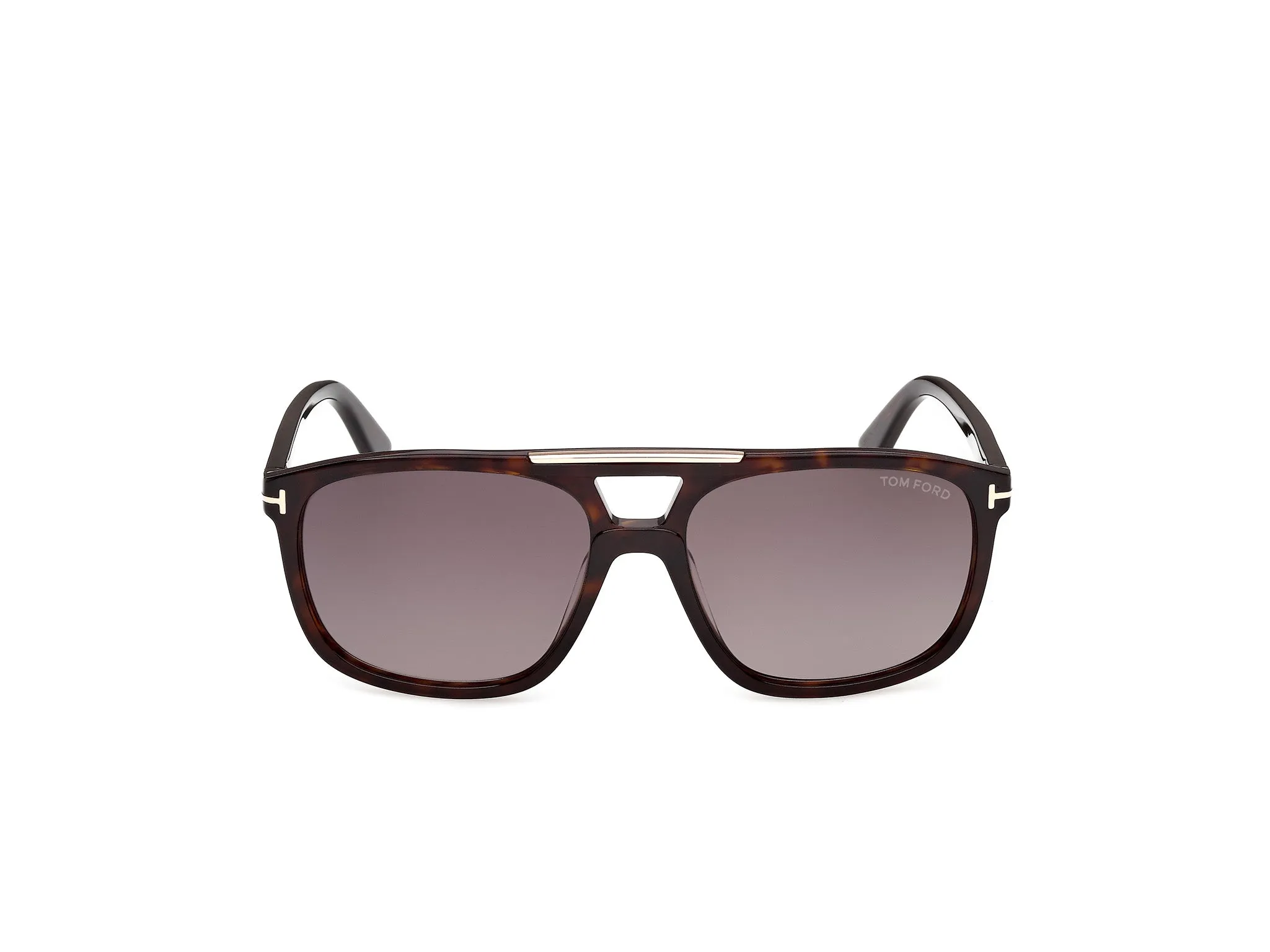 TOM FORD FT1338 BRIANNA-02 52K Occhiali da sole Acetato Havana Roviex Squadrata Normale - immagine 2