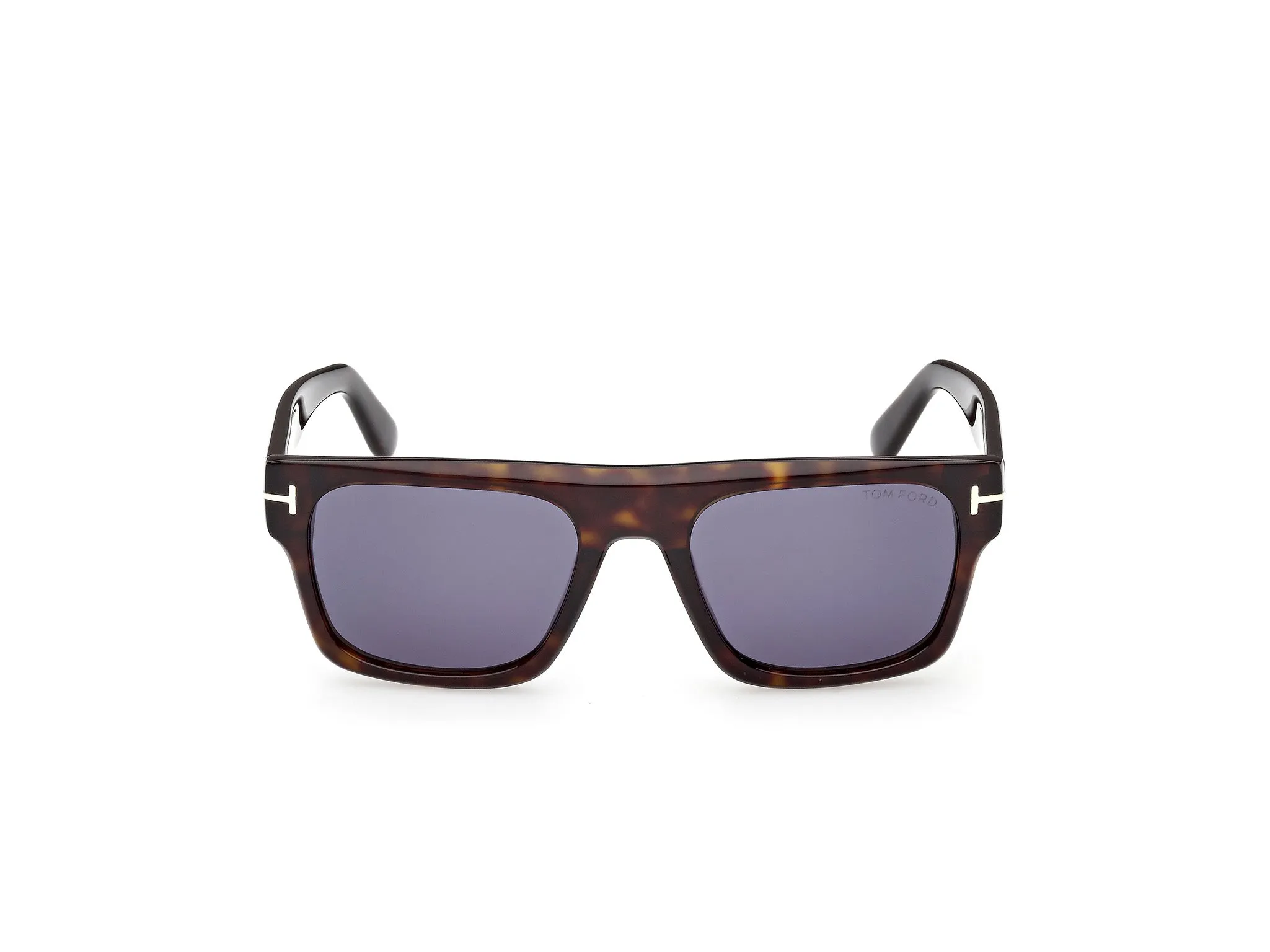 TOM FORD FT1337 CYRUS-02 52V Occhiali da sole Acetato Havana Blu Squadrata Normale - immagine 2