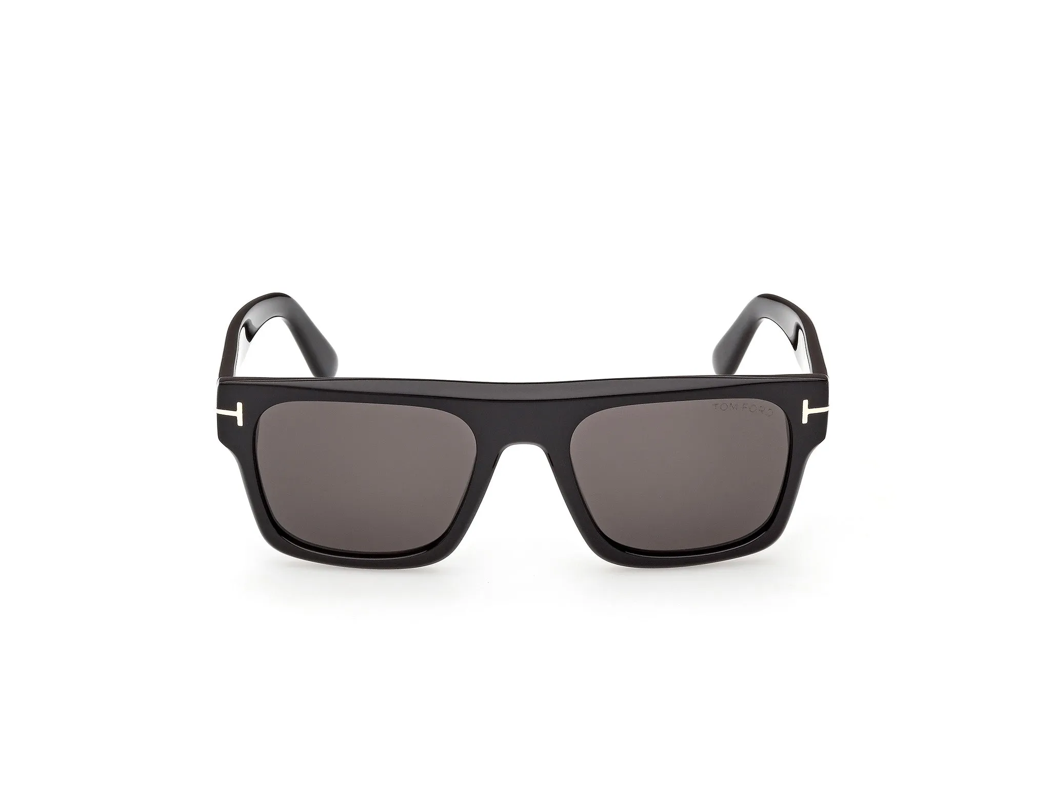 TOM FORD FT1337 CYRUS-02 01A Occhiali da sole Acetato Nero Fumo Squadrata Normale - immagine 2