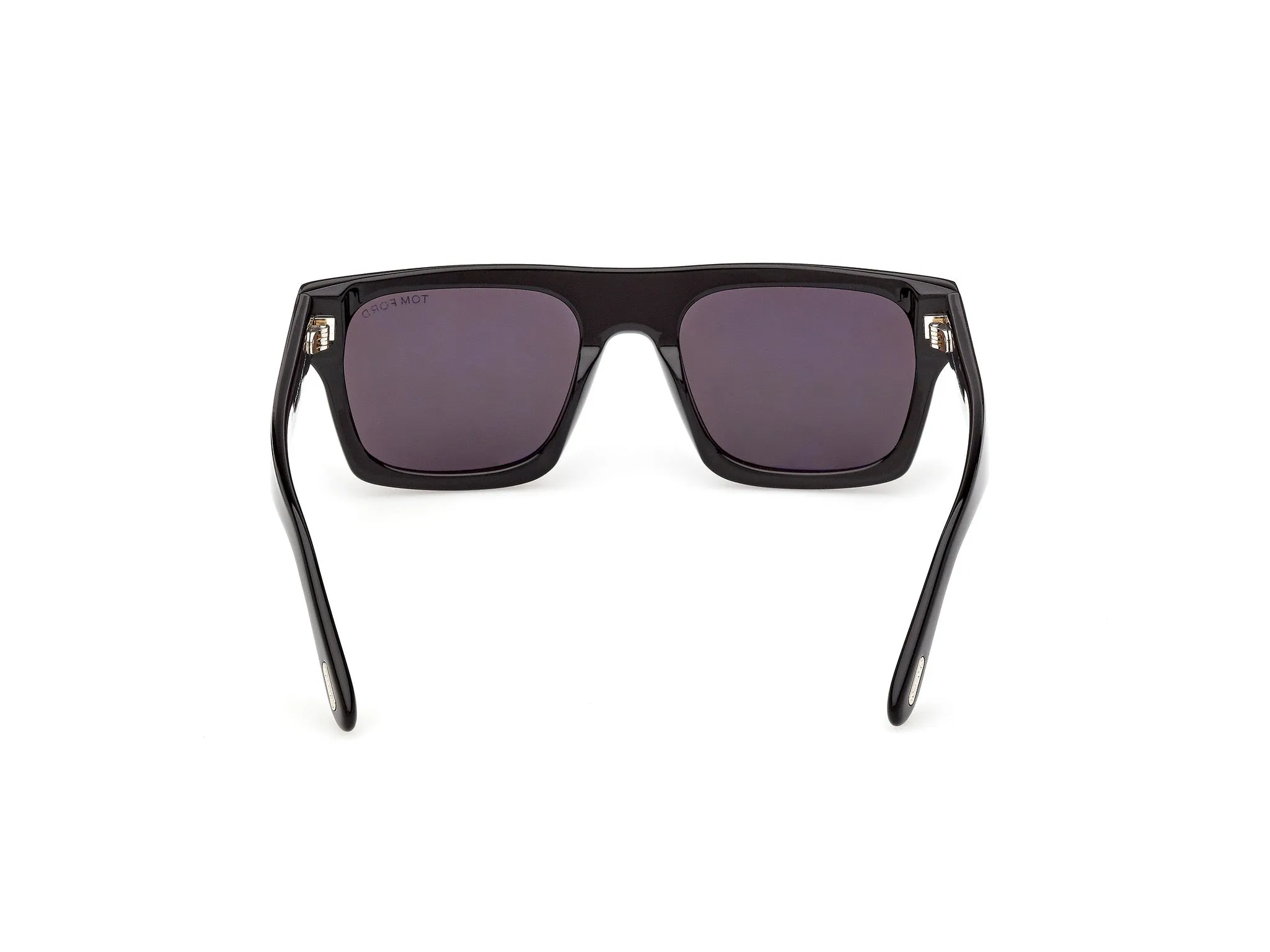 TOM FORD FT1337 CYRUS-02 01A Occhiali da sole Acetato Nero Fumo Squadrata Normale - immagine 4