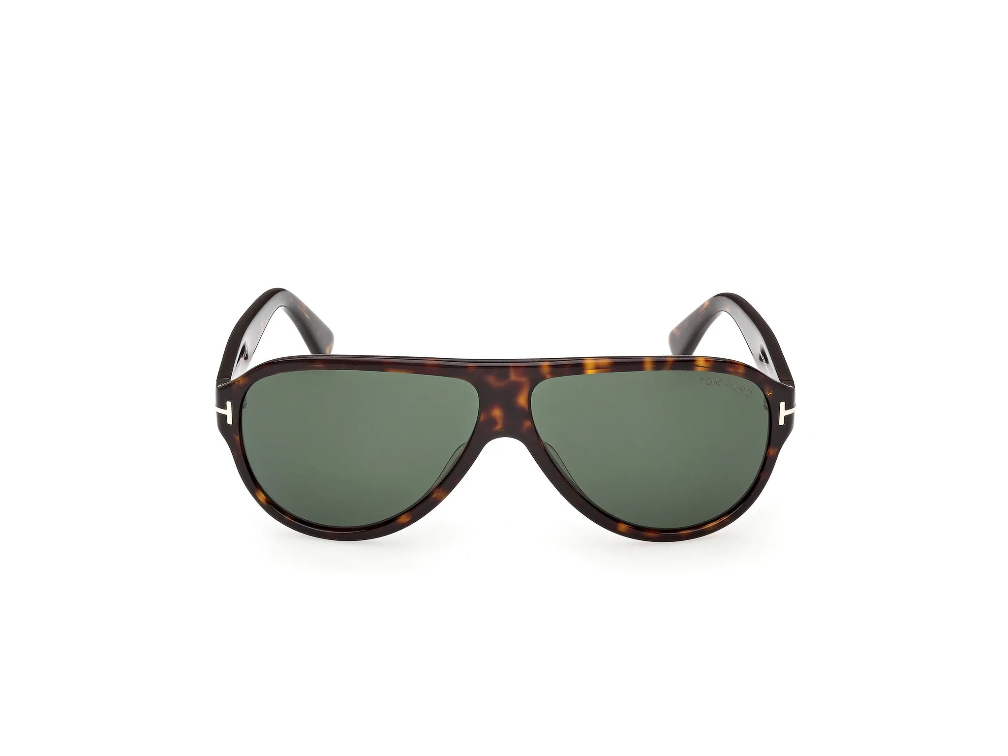 TOM FORD FT1336 SAMUELE-02 52N Occhiali da sole Acetato Havana Verde Pilot Normale - immagine 2