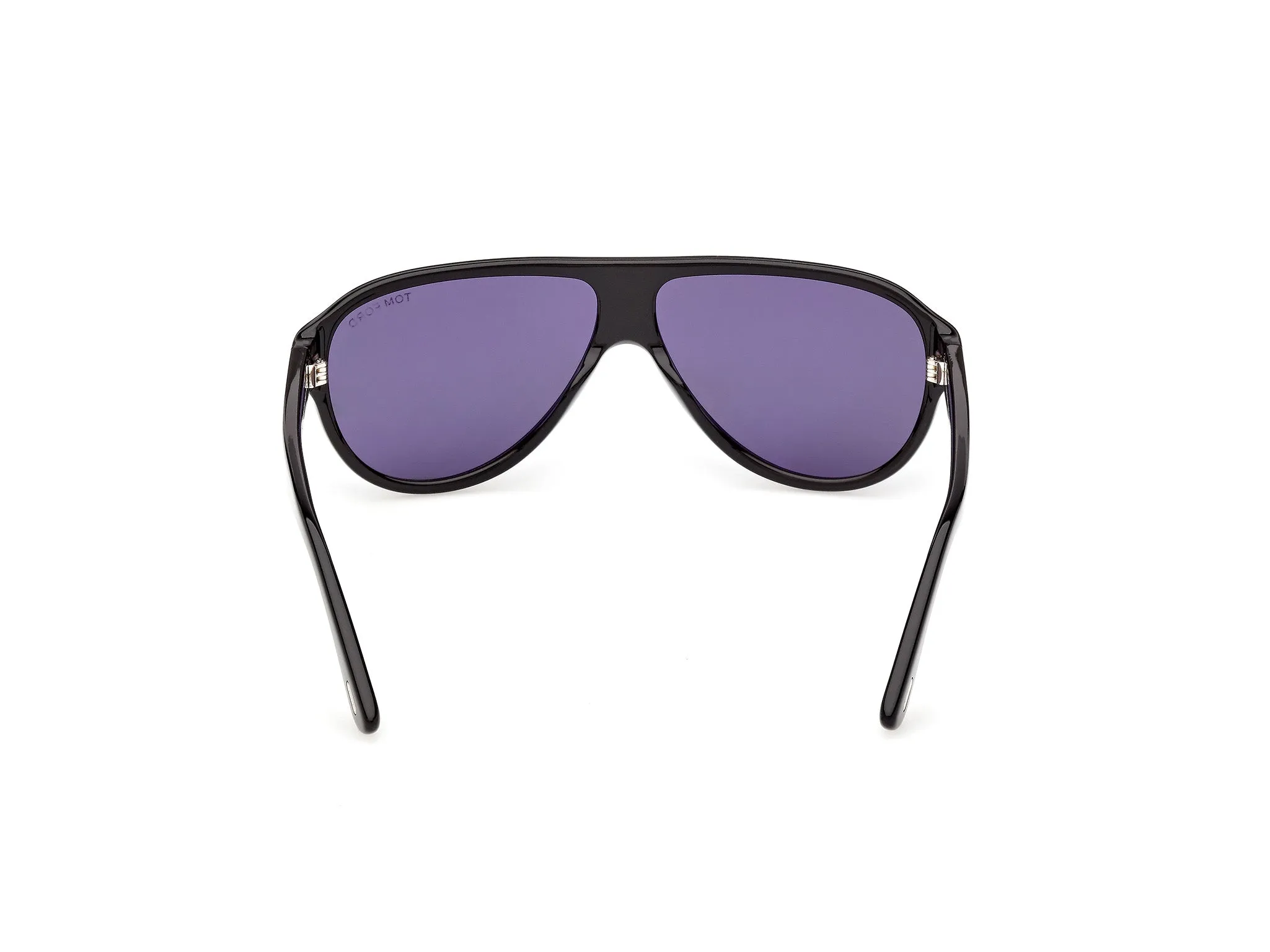 TOM FORD FT1336 SAMUELE-02 01V Occhiali da sole Acetato Nero Blu Pilot Normale - immagine 4
