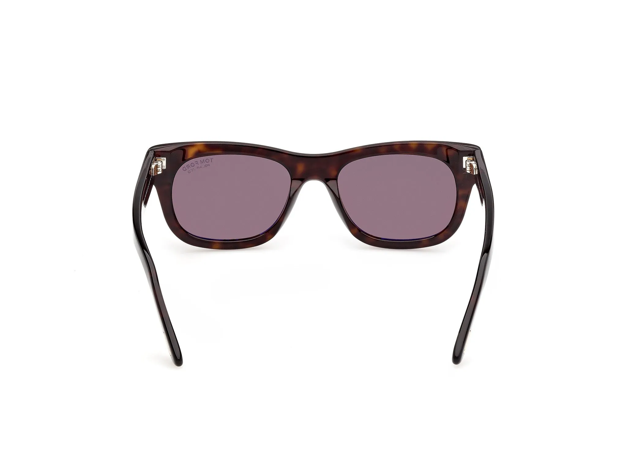TOM FORD FT1334 MARSHALL-02 52H Occhiali da sole Acetato Havana Marrone Squadrata Polarizzata - immagine 4