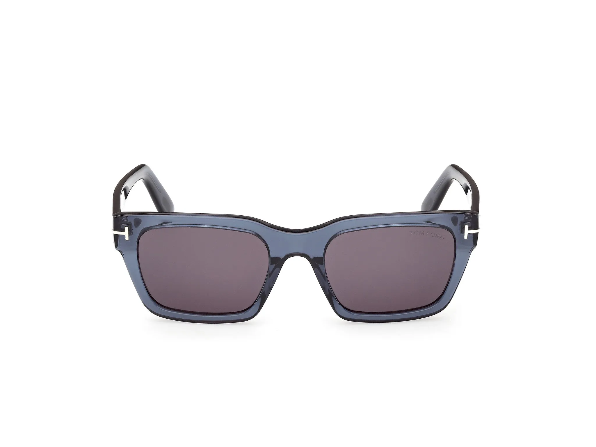 TOM FORD FT1333 ANDY-02 90A Occhiali da sole Acetato Blu Fumo Squadrata Normale - immagine 2