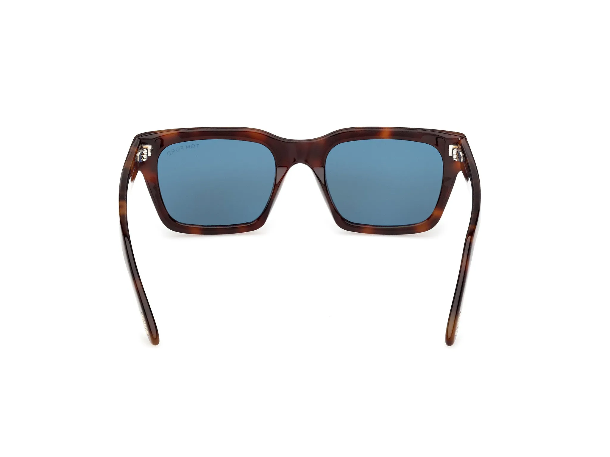 TOM FORD FT1333 ANDY-02 53V Occhiali da sole Acetato Havana Blu Squadrata Normale - immagine 4