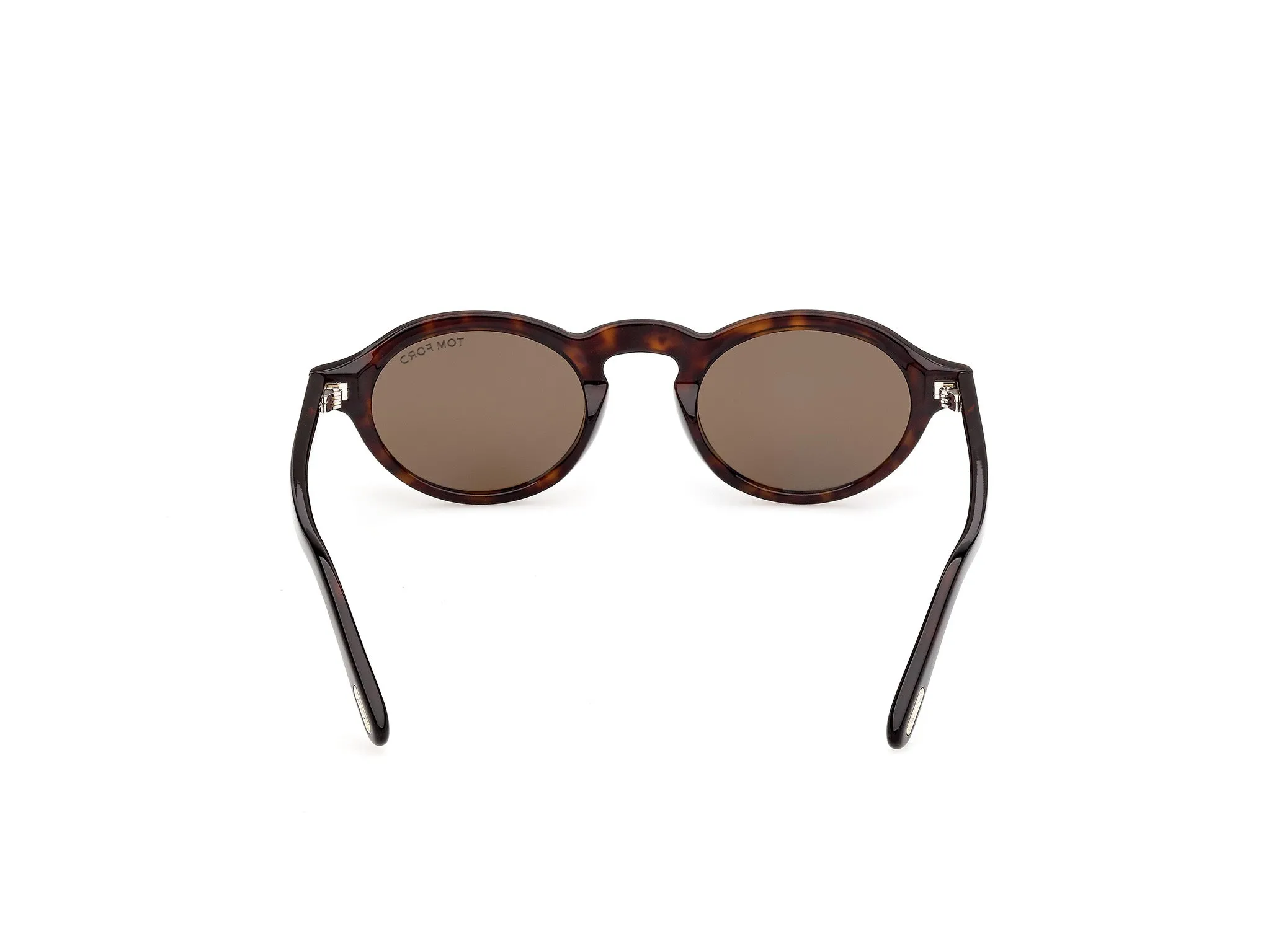 TOM FORD FT1332 ARISTOTELE-02 52J Occhiali da sole Acetato Havana Roviex Rotonda Normale - immagine 4