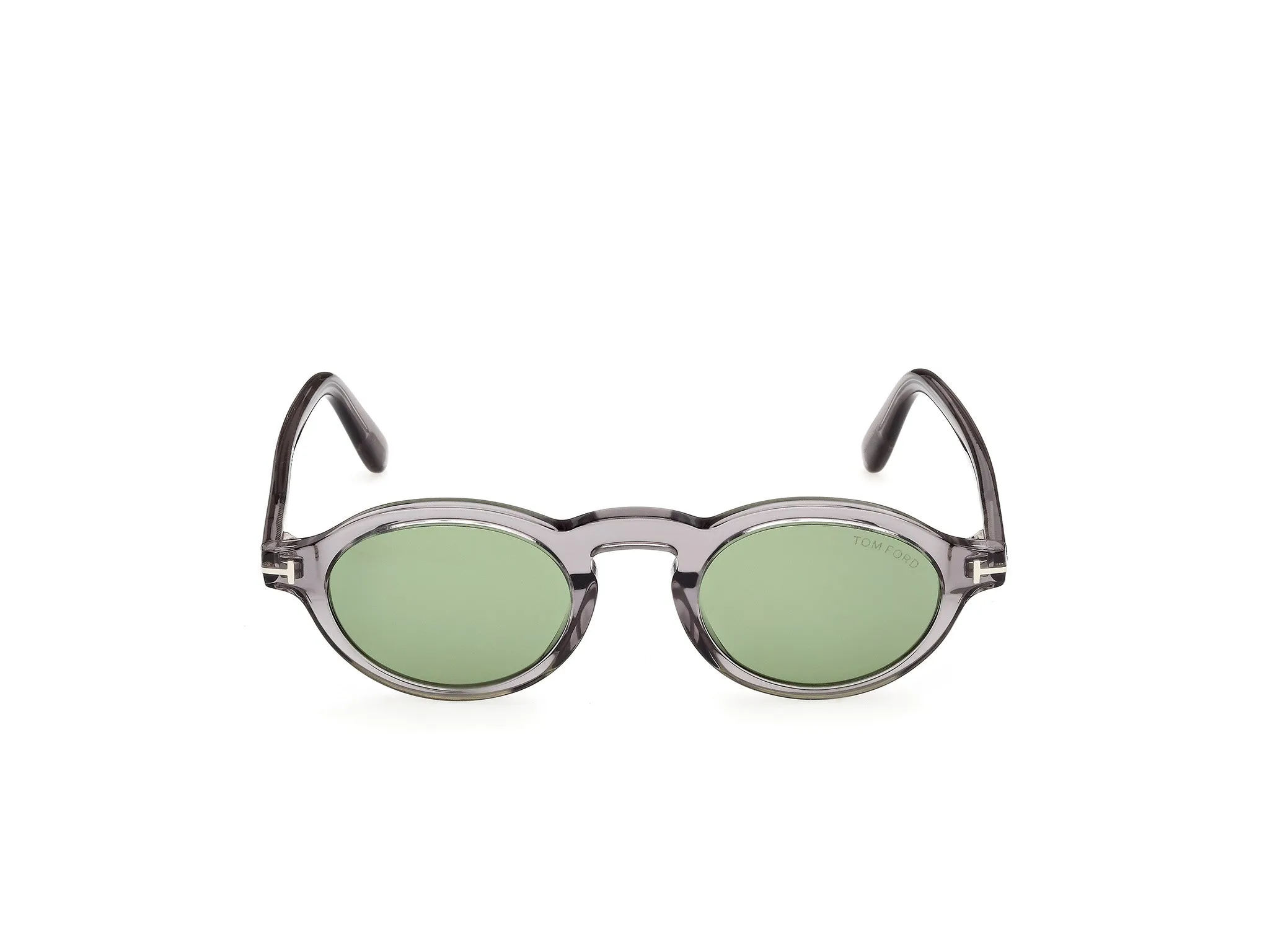 TOM FORD FT1332 ARISTOTELE-02 20N Occhiali da sole Acetato Grigio Verde Rotonda Normale - immagine 2