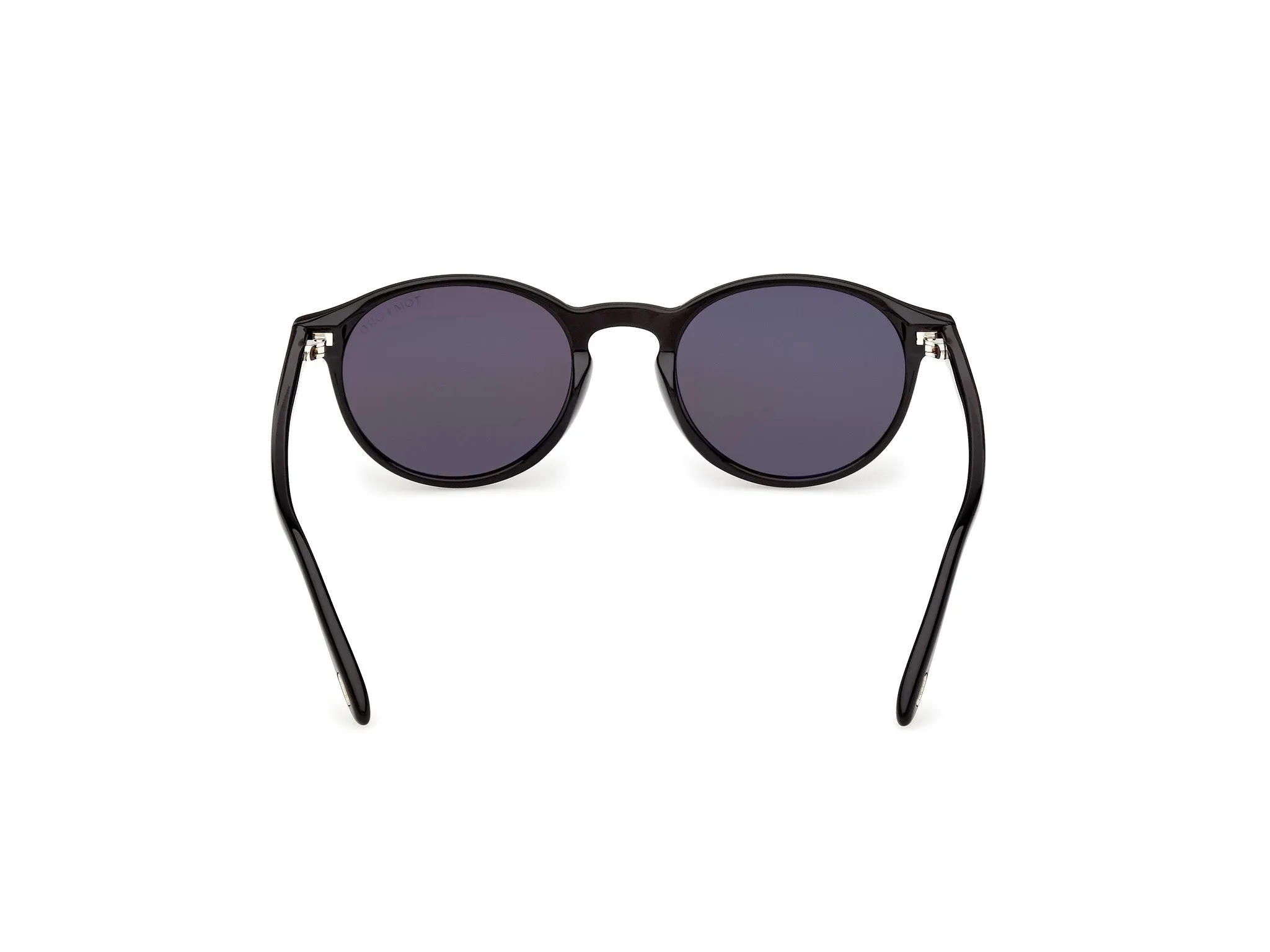 TOM FORD FT1331 PRESCOTT-02 01A Occhiali da sole Acetato Nero Fumo Rotonda Normale - immagine 4