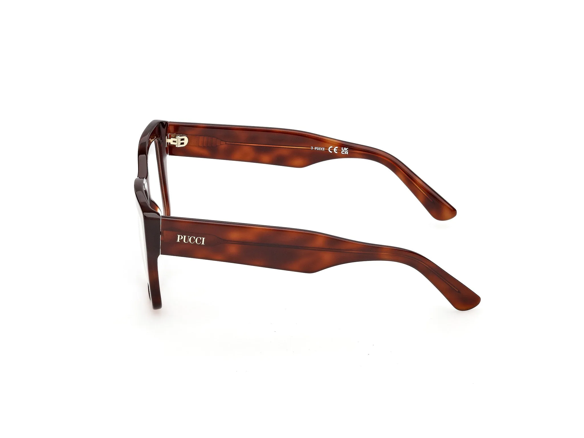 Emilio Pucci EP5284 053 Montature da vista Acetato Havana Squadrata Normale - immagine 3