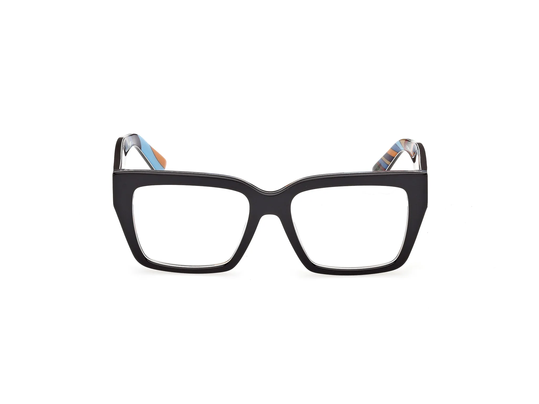 Emilio Pucci EP5284 005 Montature da vista Acetato Nero Squadrata Normale - immagine 2