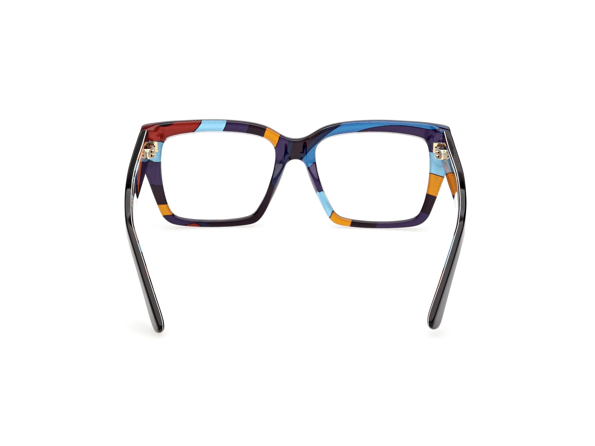 Emilio Pucci EP5284 005 Montature da vista Acetato Nero Squadrata Normale - immagine 4