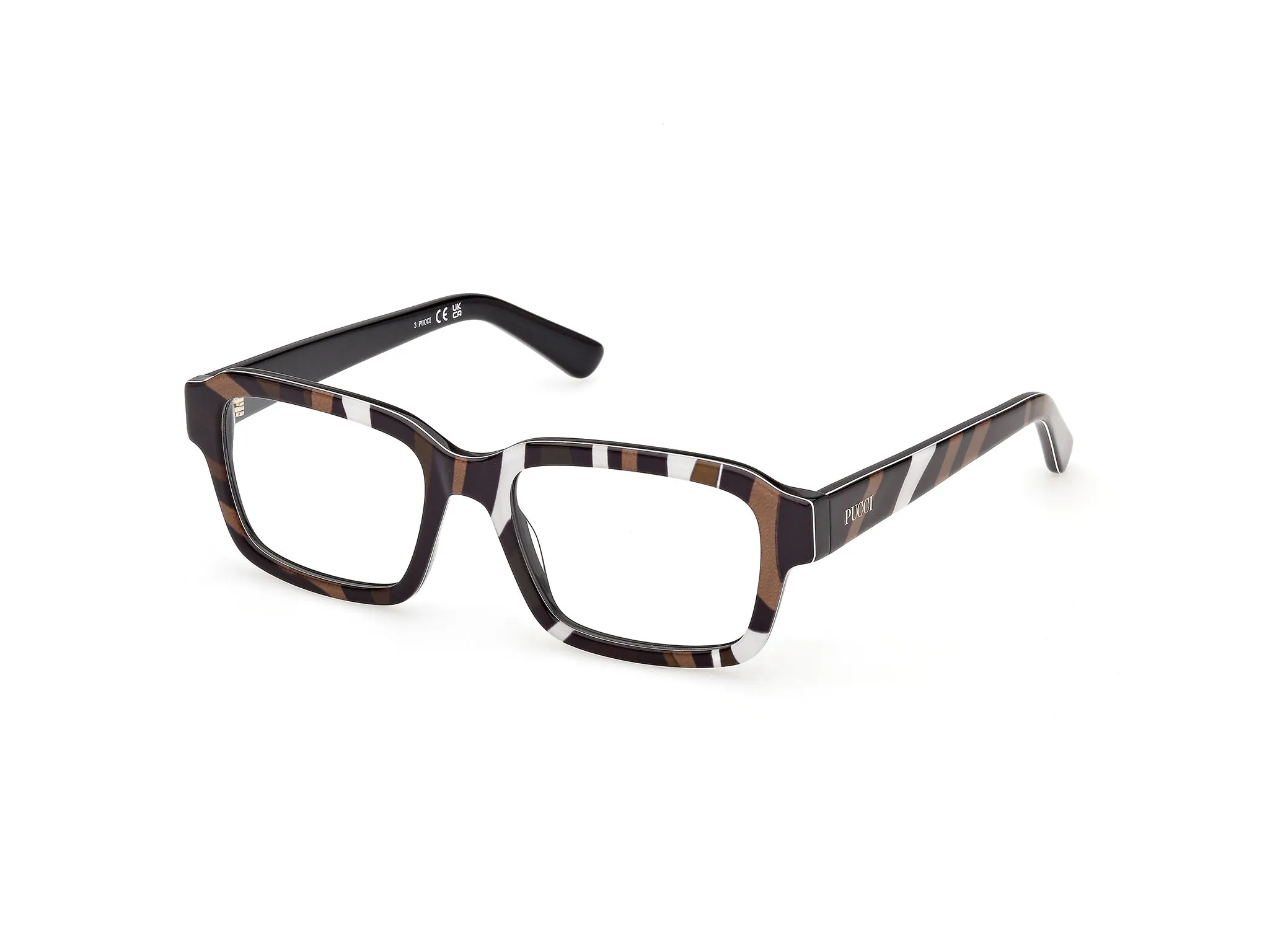 Emilio Pucci EP5283 099 Montature da vista Acetato Multi-colore Squadrata Normale - immagine 1