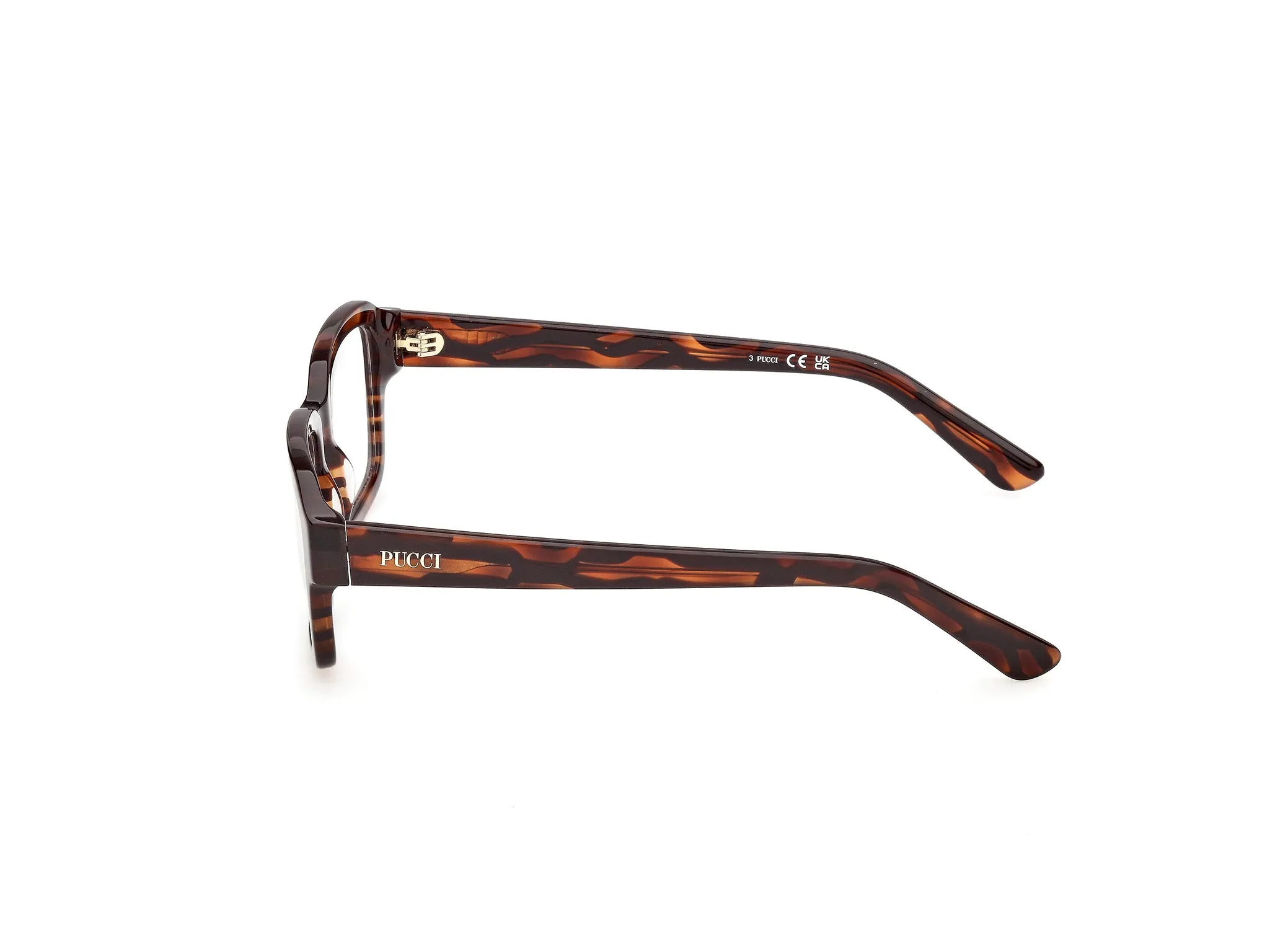 Emilio Pucci EP5283 056 Montature da vista Acetato Havana Squadrata Normale - immagine 3