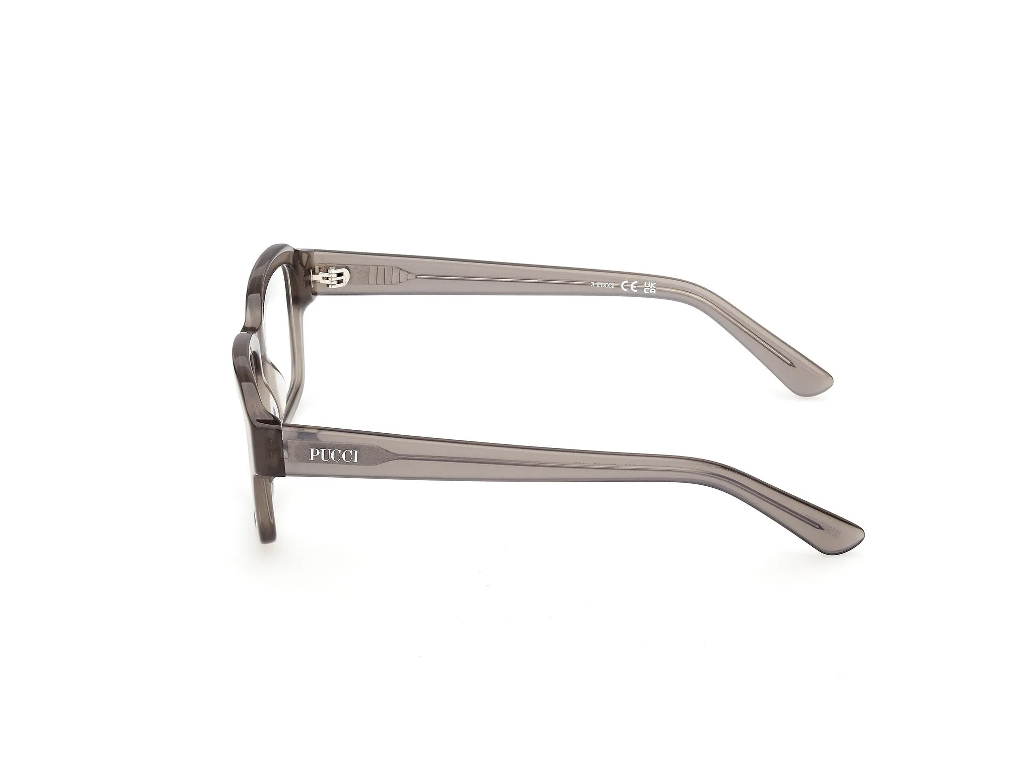Emilio Pucci EP5283 020 Montature da vista Acetato Grigio Squadrata Normale - immagine 3