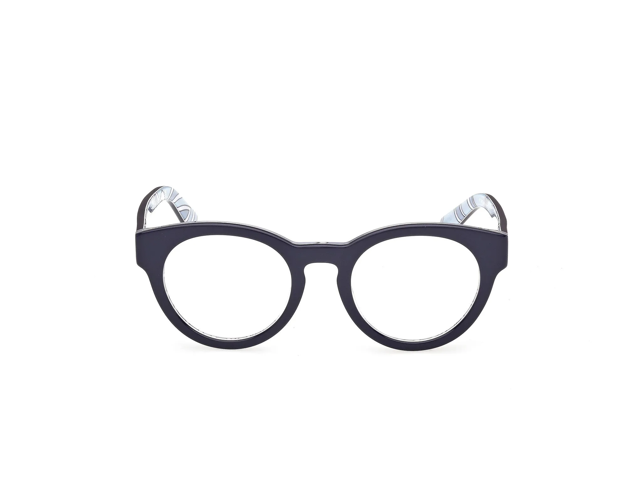 Emilio Pucci EP5282 092 Montature da vista Acetato Azzurro Rotonda Normale - immagine 2