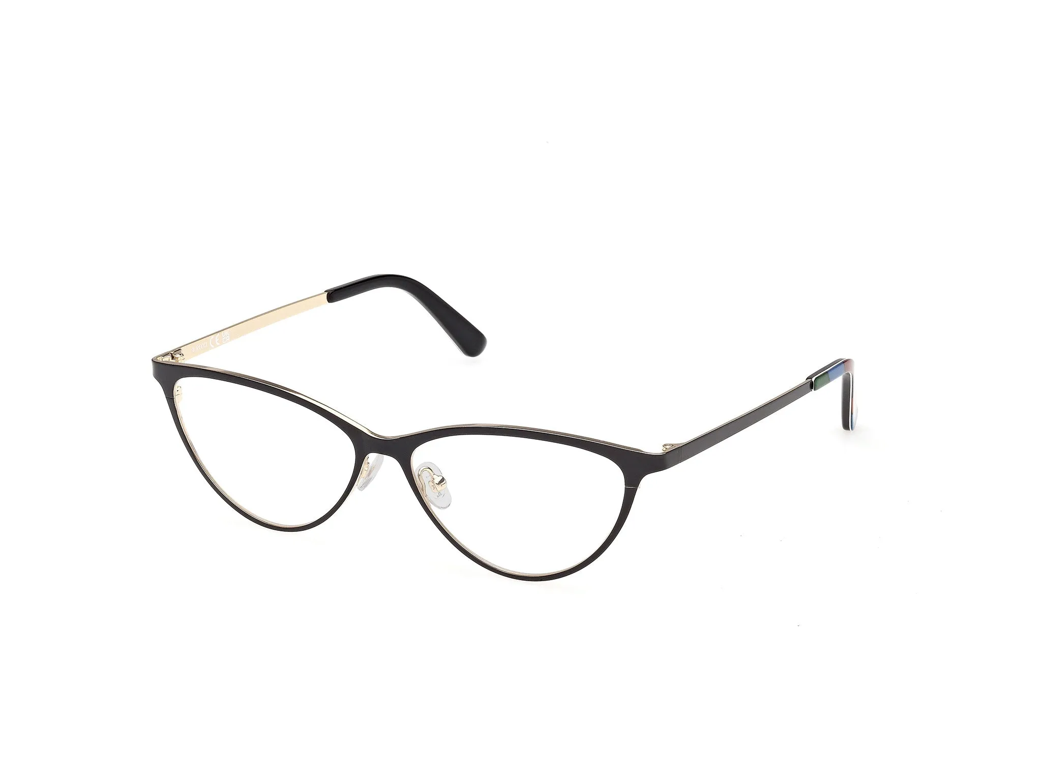 Emilio Pucci EP5280 005 Montature da vista Metallo Nero Cat Eye Normale - immagine 1