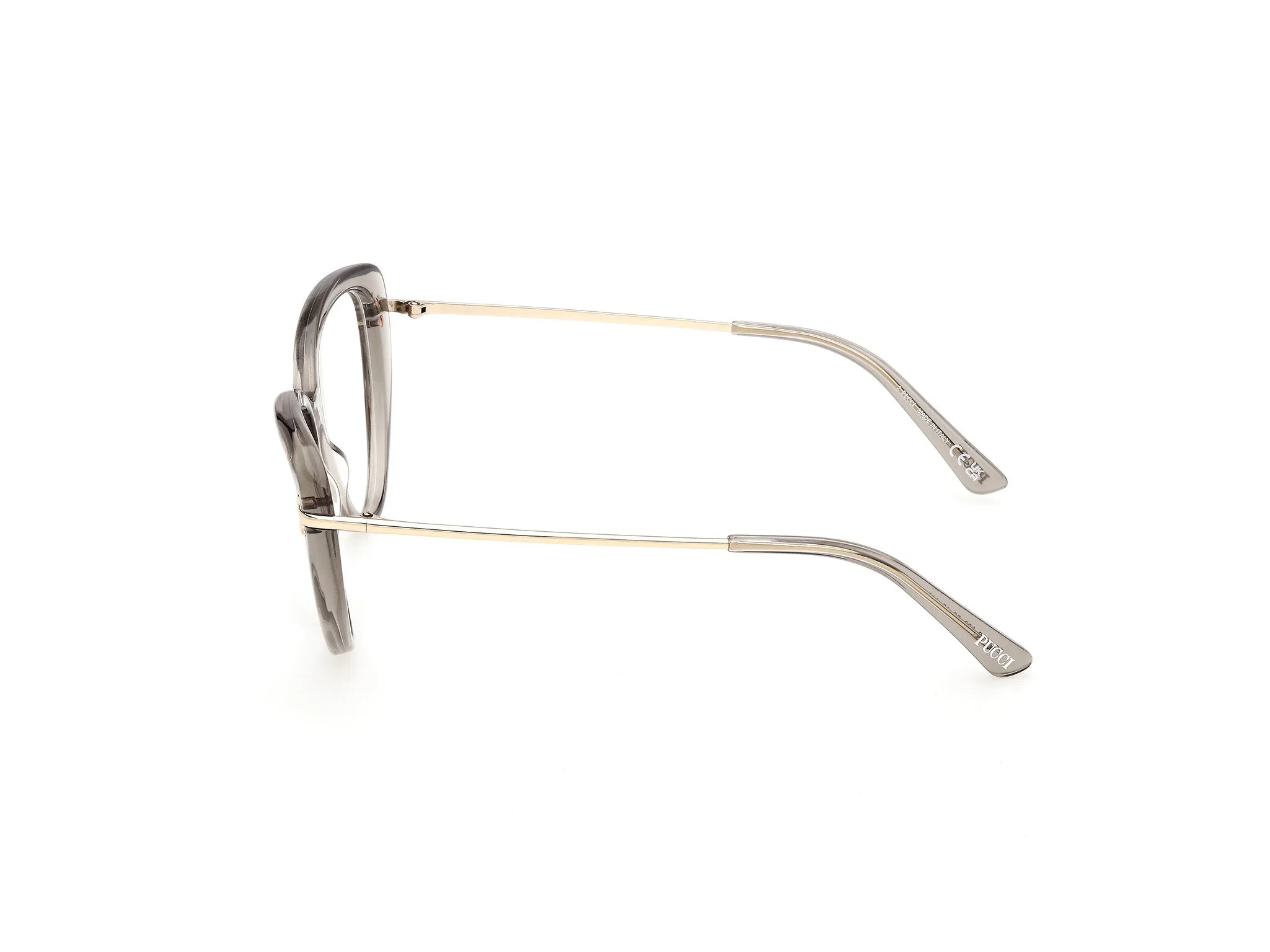 Emilio Pucci EP5279 020 Montature da vista Acetato Grigio Farfalla Normale - immagine 3
