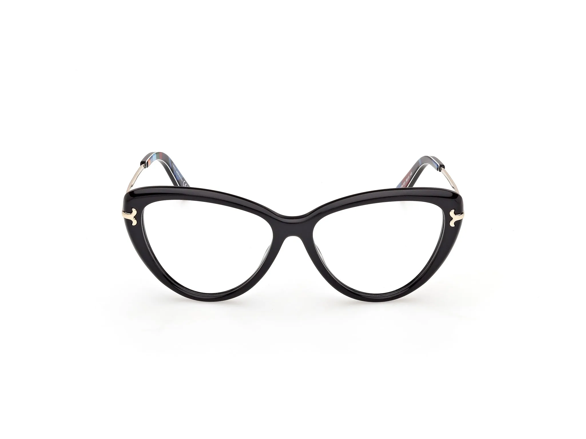 Emilio Pucci EP5279 001 Montature da vista Acetato Nero Farfalla Normale - immagine 2