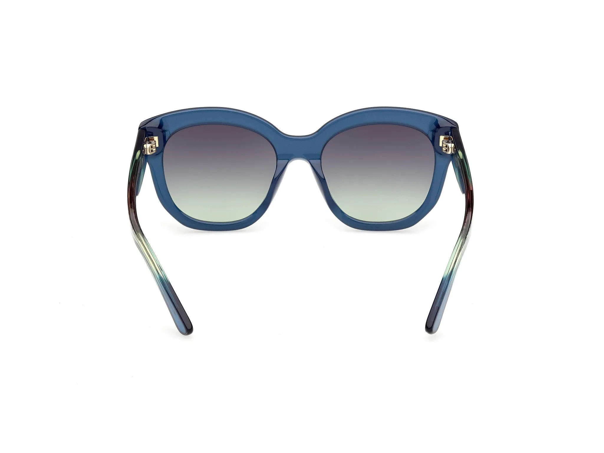 Emilio Pucci EP0254 90B Occhiali da sole Acetato Blu Fumo Geometrica Normale - immagine 4