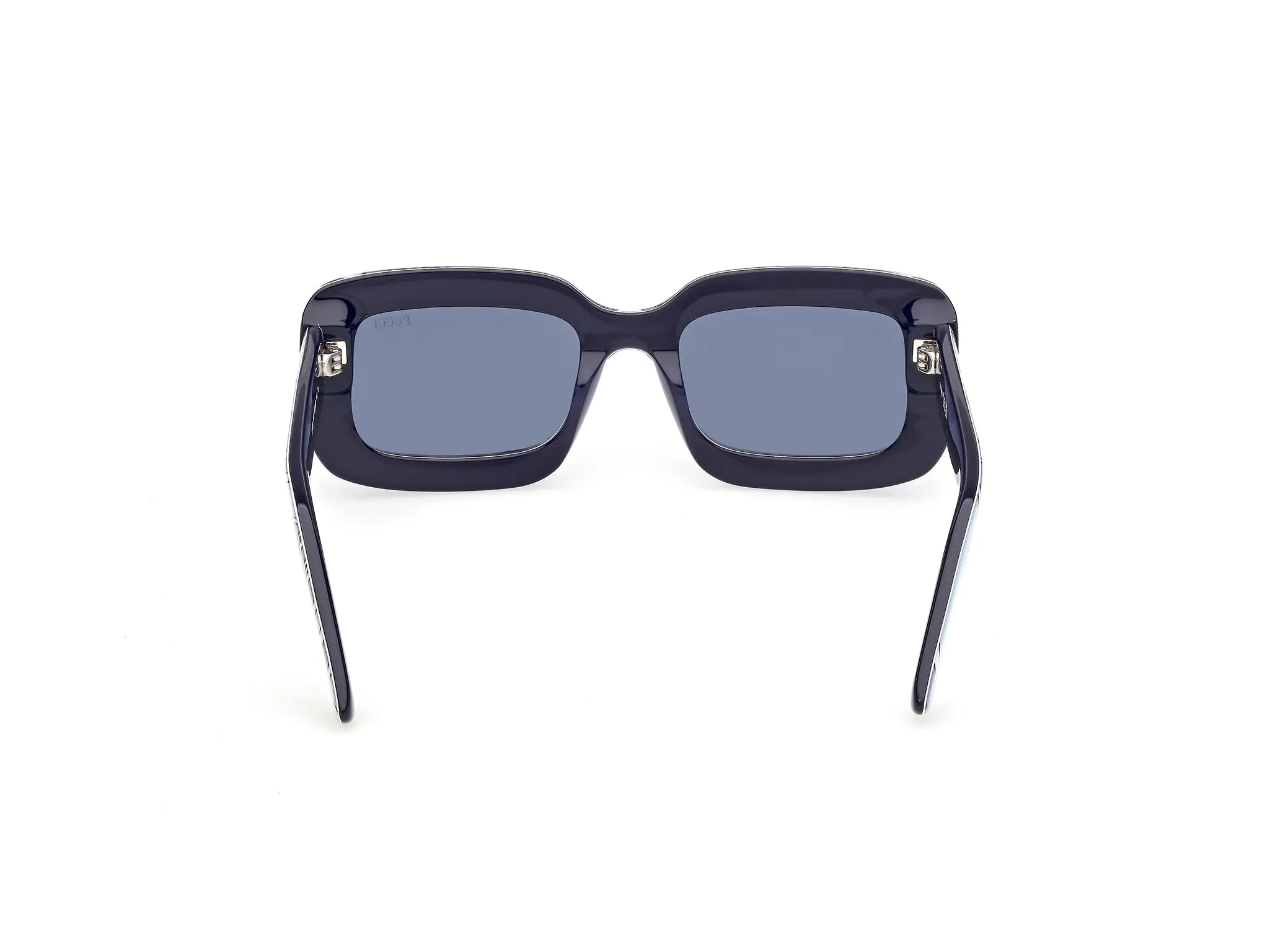 Emilio Pucci EP0253 99V Occhiali da sole Acetato Multi-colore Blu Squadrata Normale - immagine 4