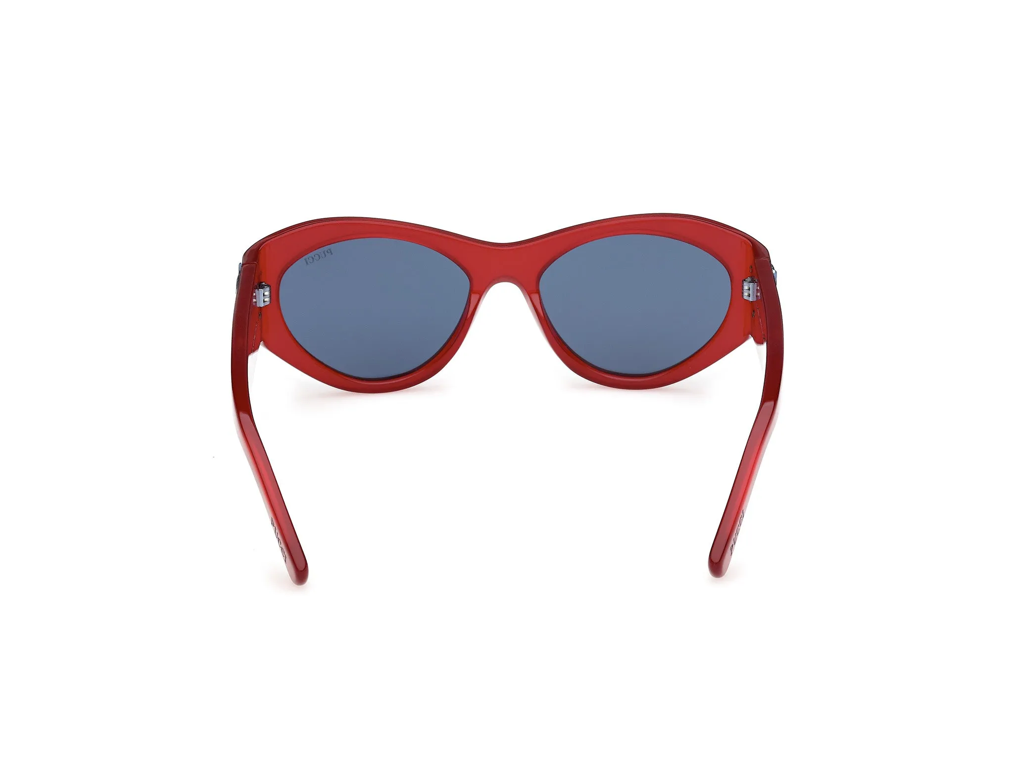 Emilio Pucci EP0249 66V Occhiali da sole Acetato Rosso Blu Cat Eye Normale - immagine 4