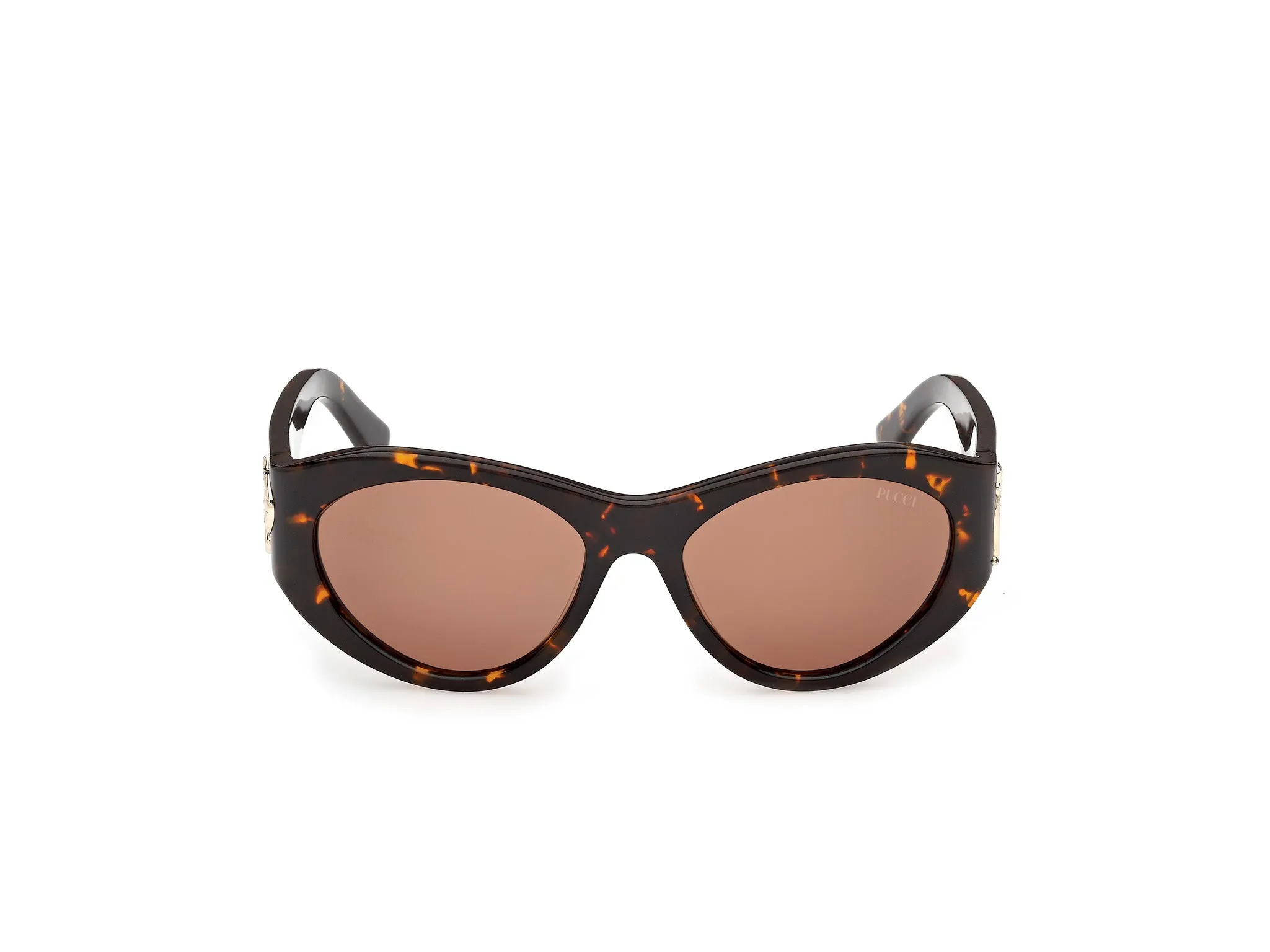 Emilio Pucci EP0249 52E Occhiali da sole Acetato Havana Marrone Cat Eye Normale - immagine 2