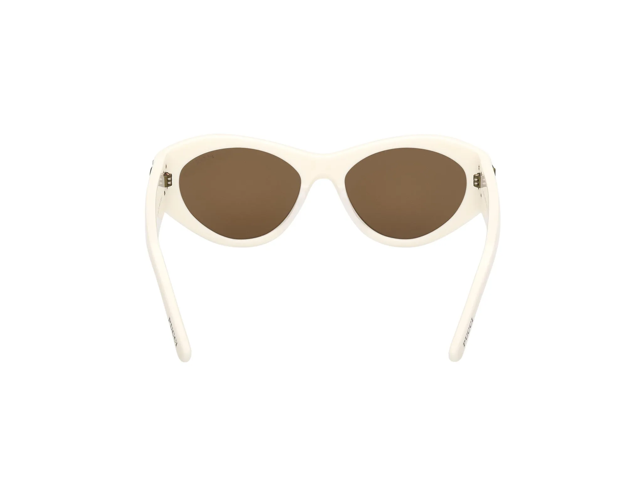 Emilio Pucci EP0249 21E Occhiali da sole Acetato Bianco Marrone Cat Eye Normale - immagine 4